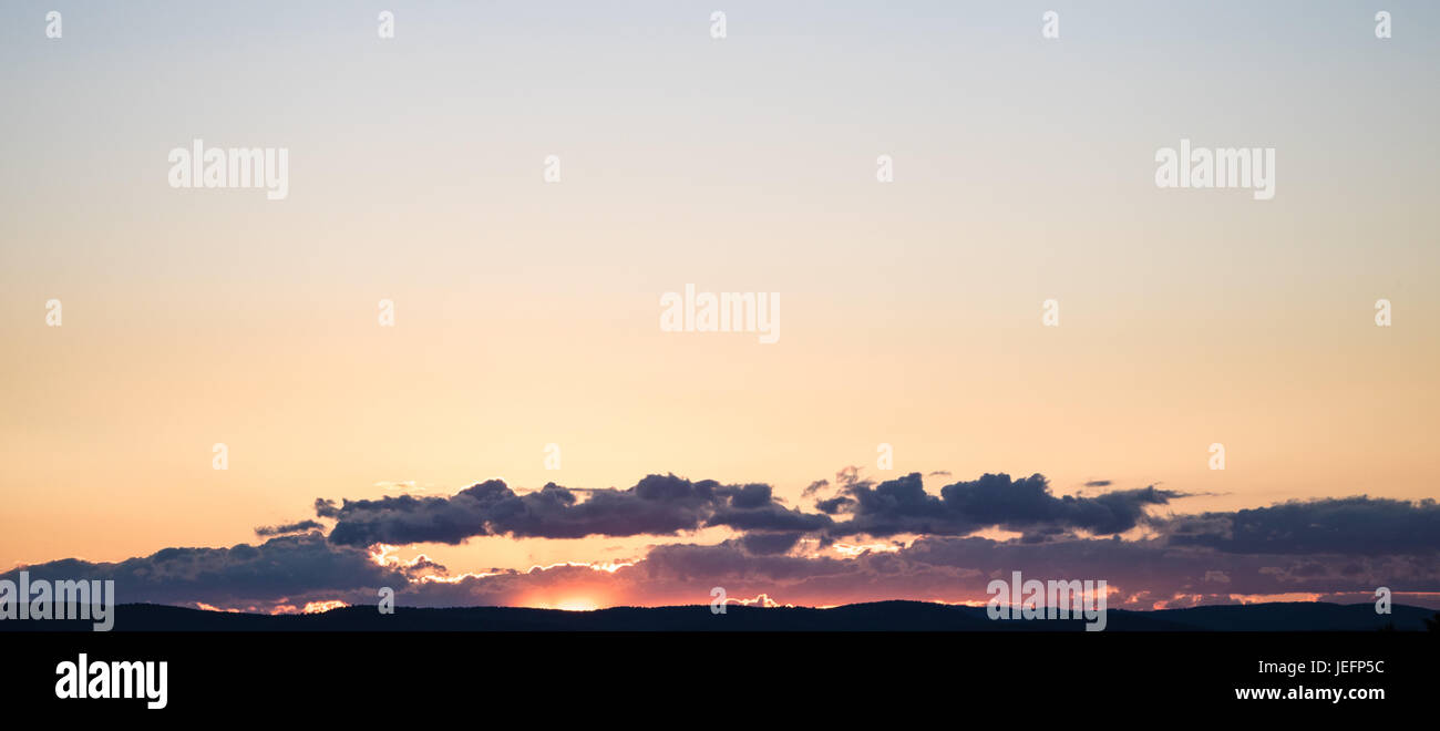 Beautiful Sky at Sunset Stock Photo - Alamy