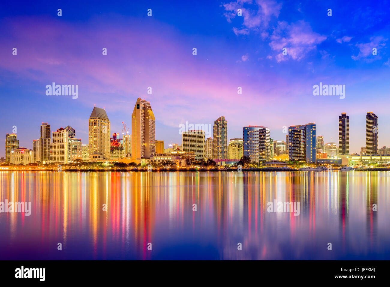 San Diego, California, USA downtown city skyline. Stock Photo