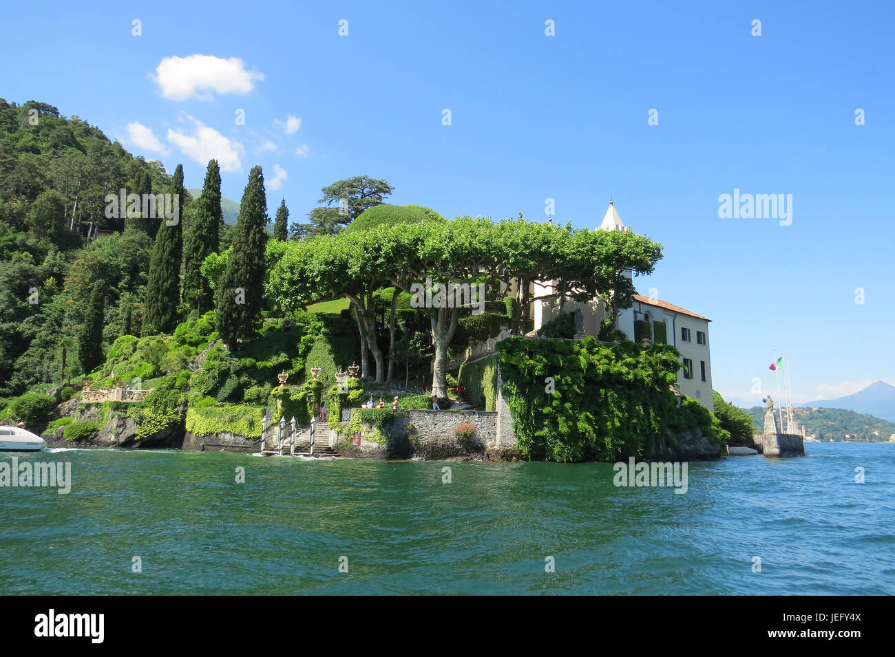 VILLA del BALBIANELLO at Tremezzina on the shores on Lake Como, Italy. Photo: Tony Gale Stock Photo