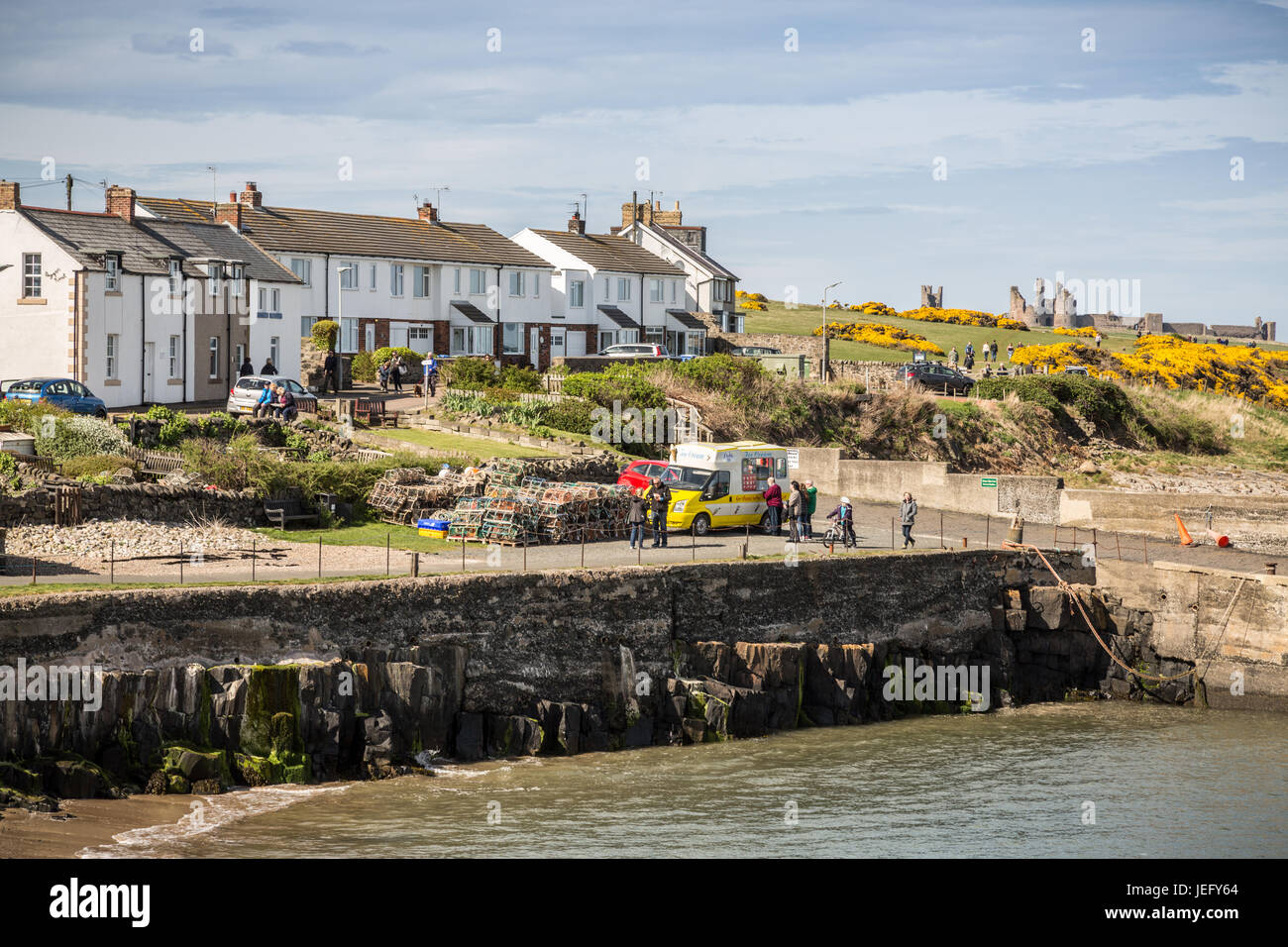 Craster harbour and village hires stock photography and images Alamy