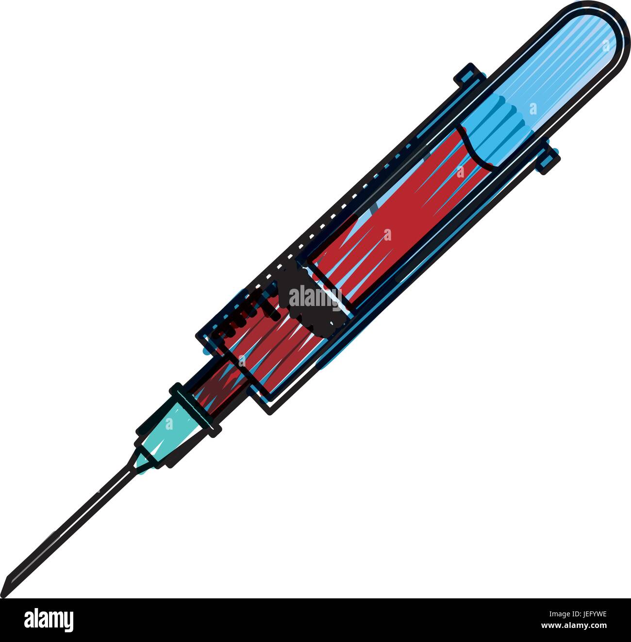 isolated medicine syringe Stock Vector Image & Art - Alamy