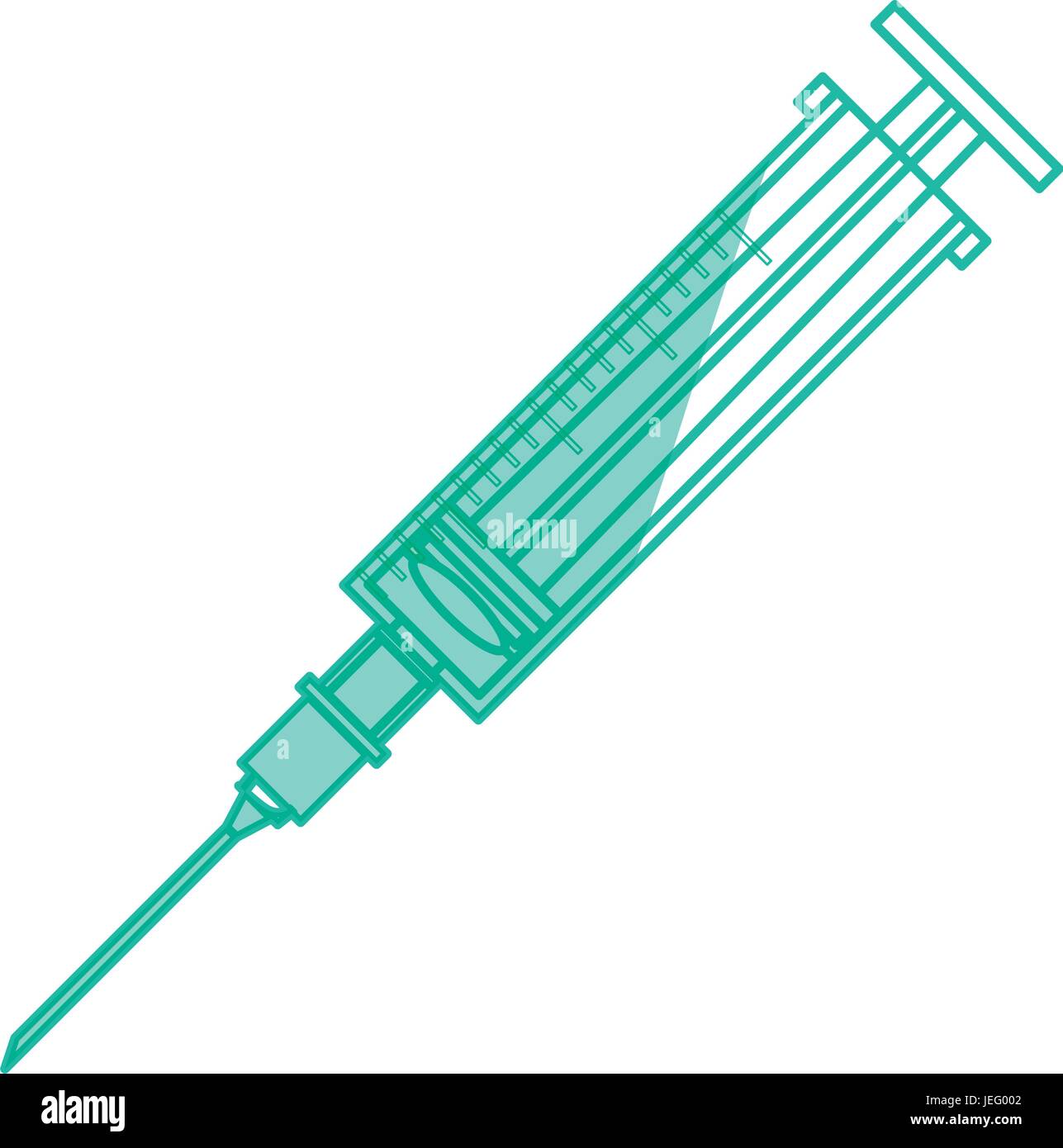 isolated medicine syringe Stock Vector Image & Art - Alamy