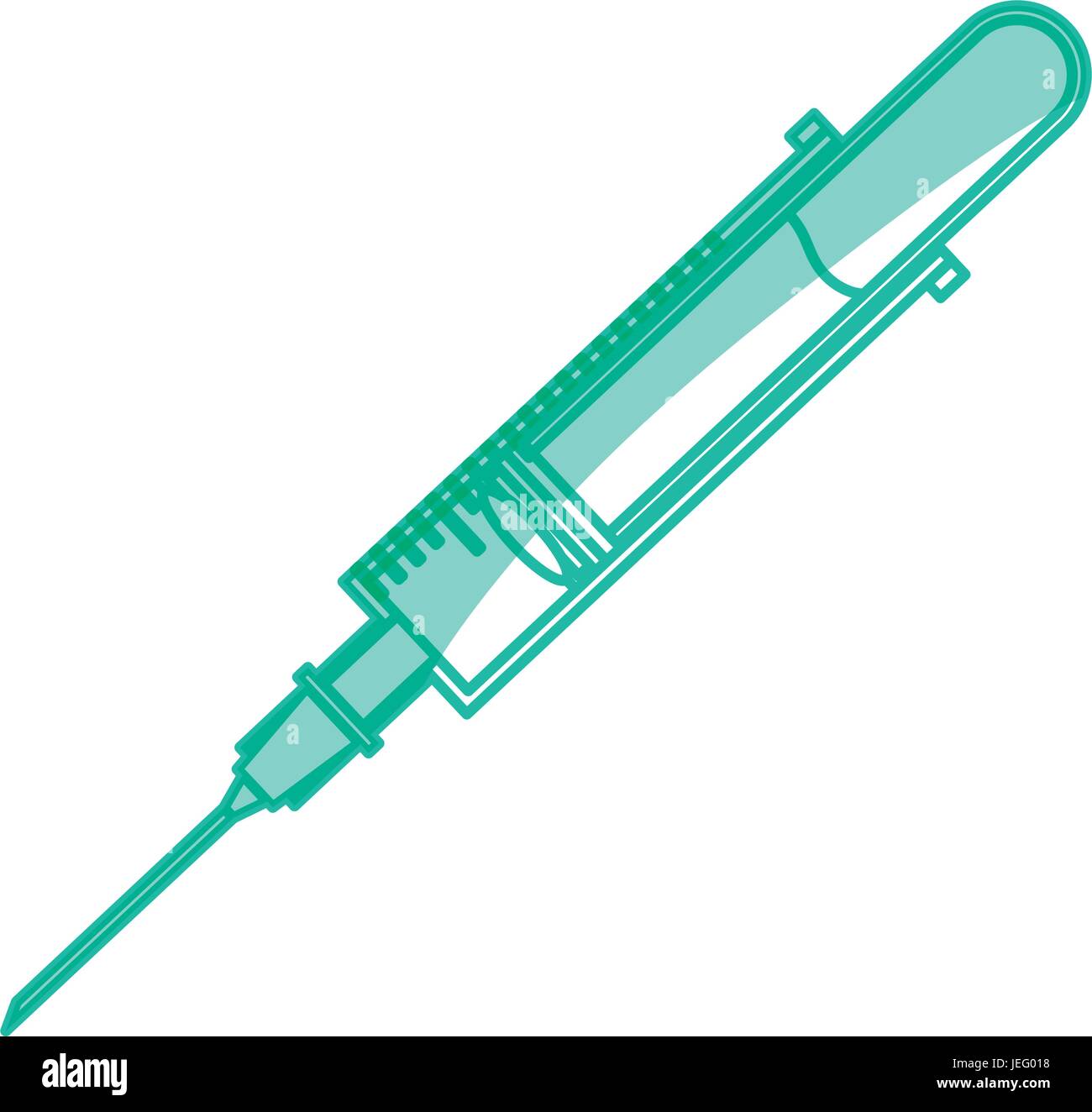 isolated medicine syringe Stock Vector Image & Art - Alamy