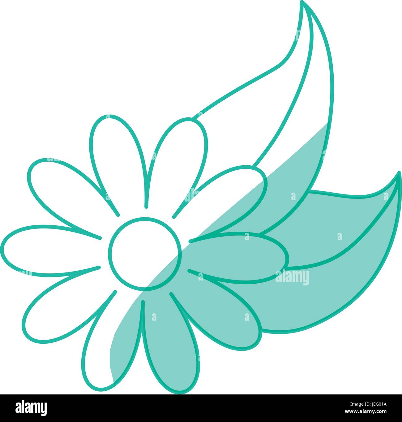isolated cute flower Stock Vector Image & Art - Alamy