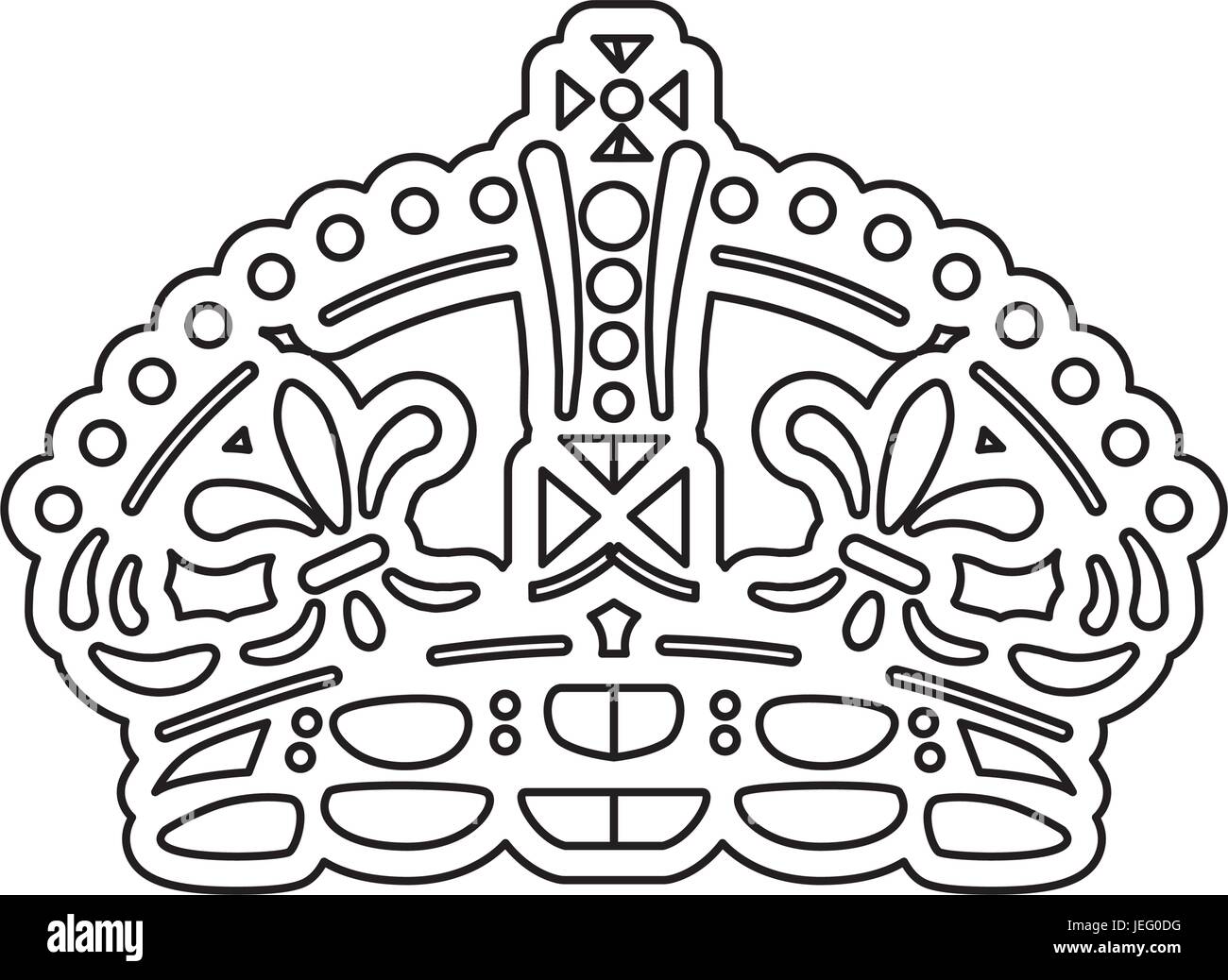 Queen crown symbol Stock Vector Image &amp; Art - Alamy