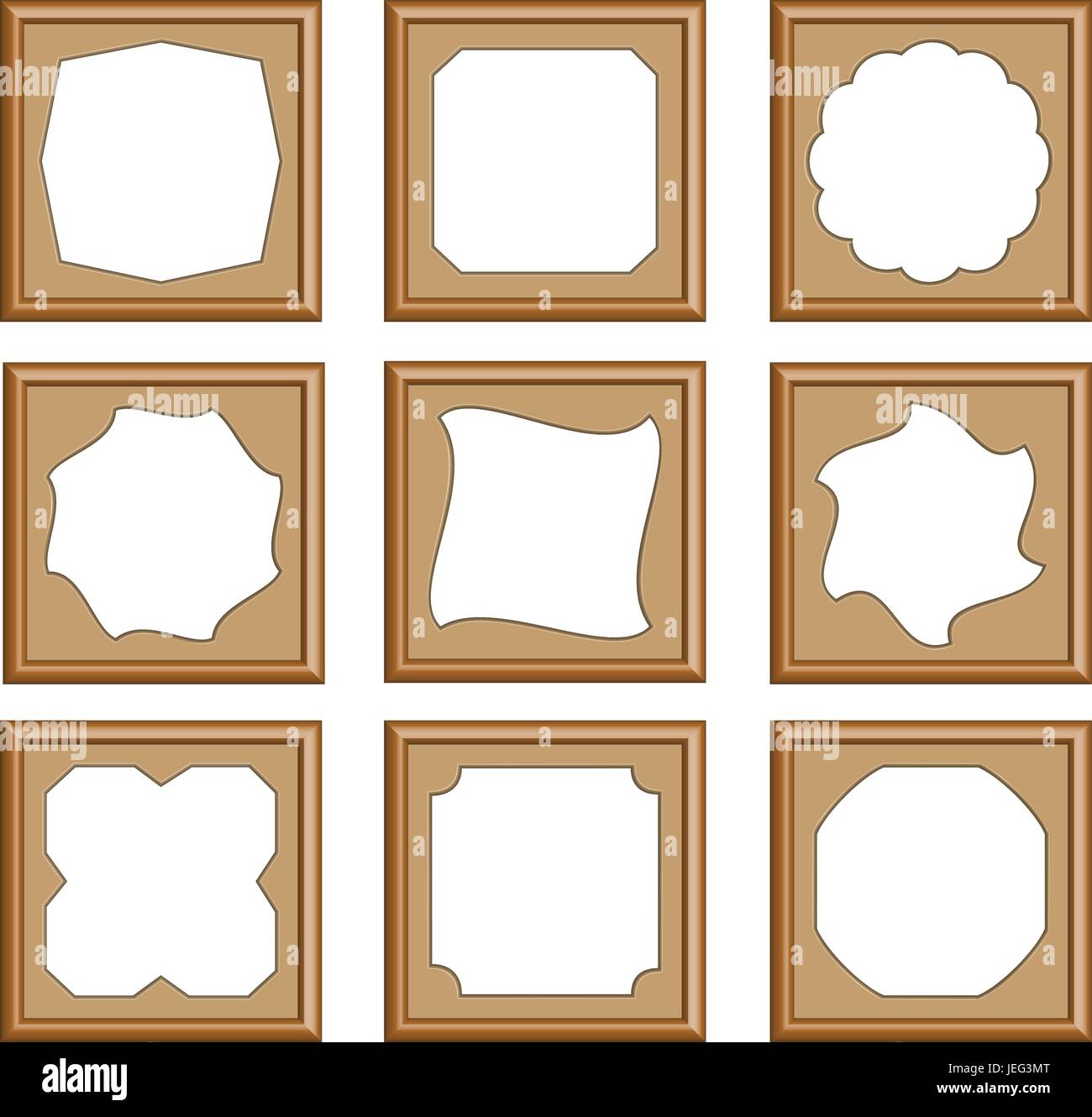 modern style of wood carved frames for picture, image, gallery