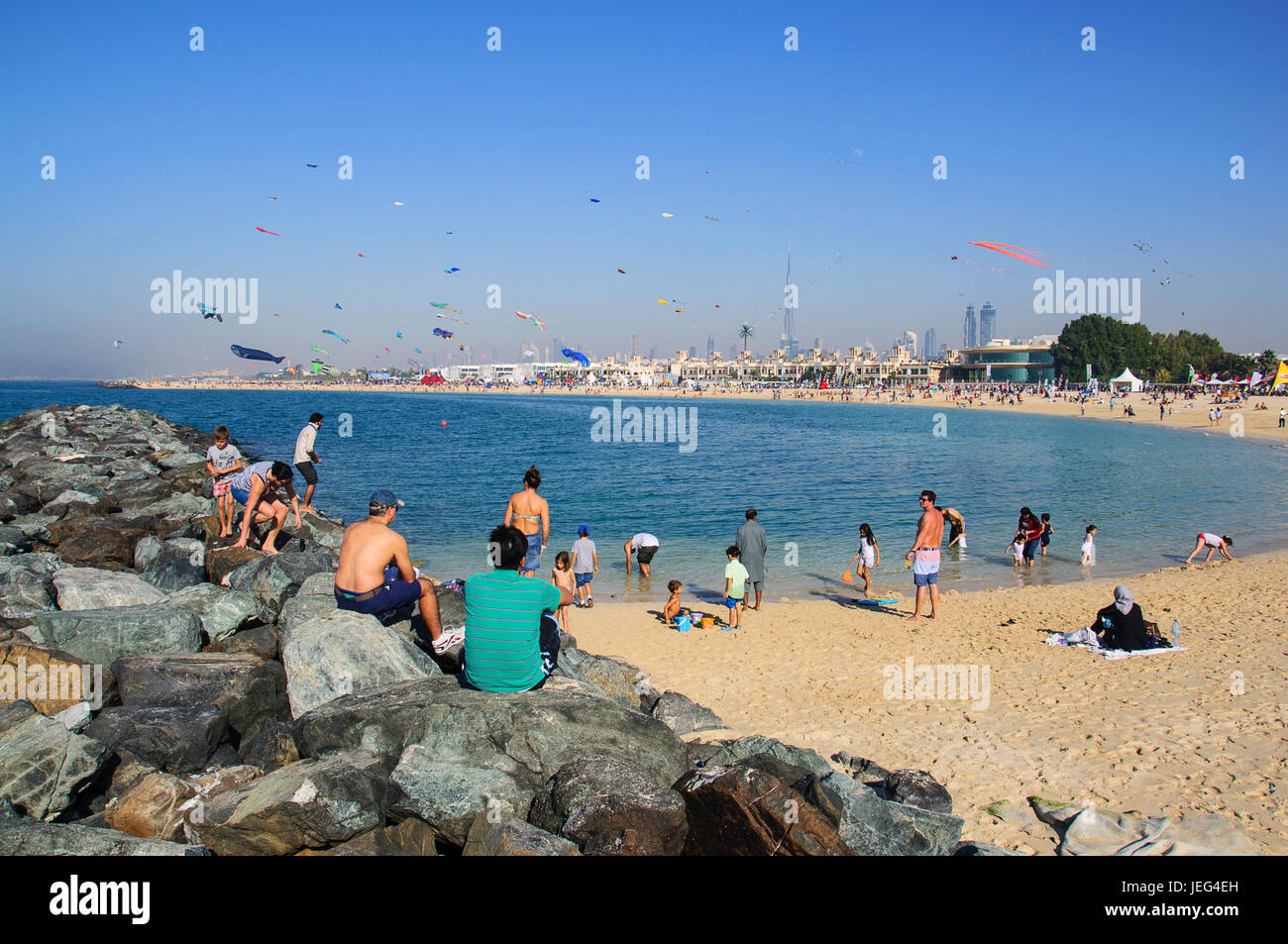 Dubai International Kite Festival Stock Photo Alamy