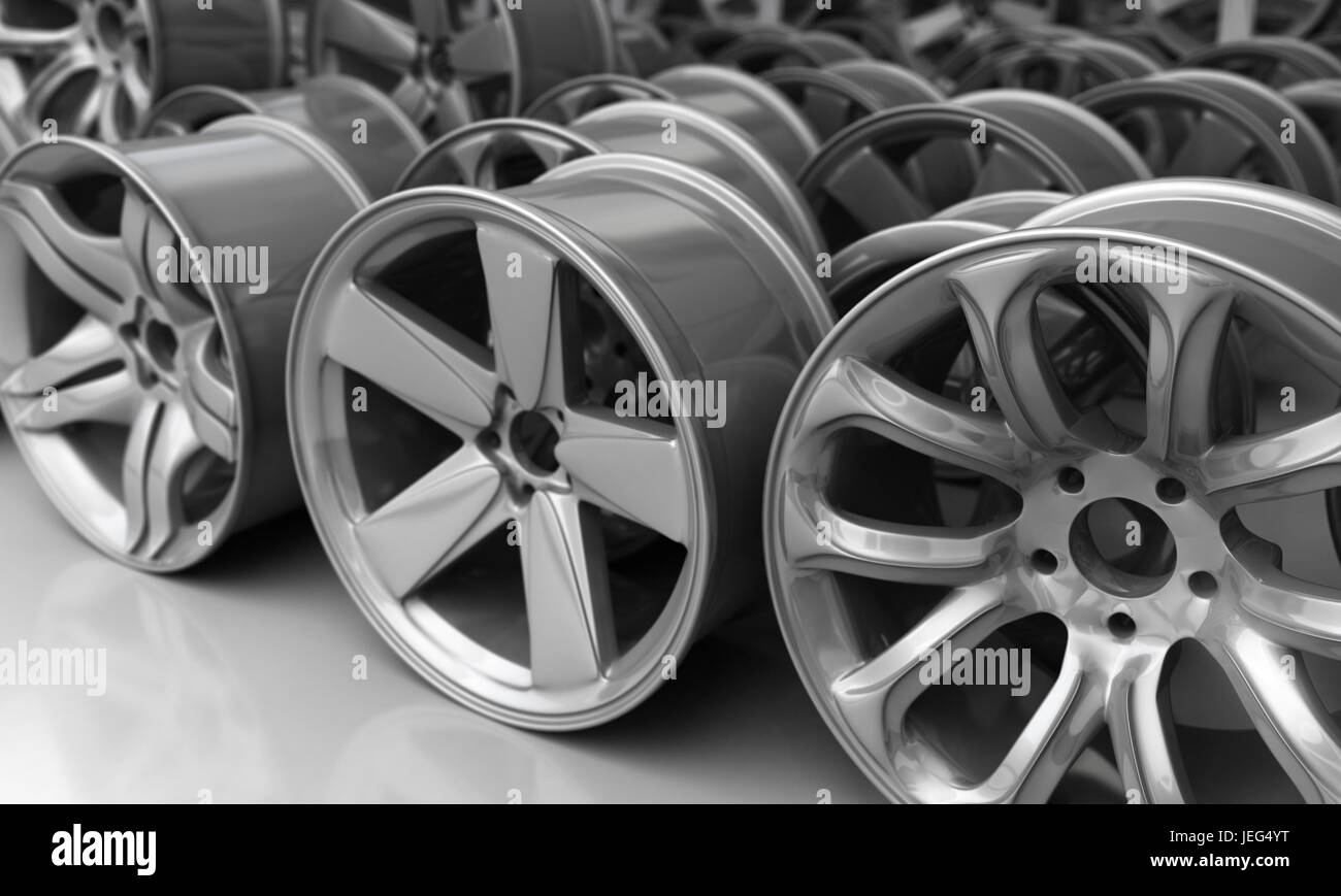 Rim for Car - 3D Rendering Stock Photo - Alamy