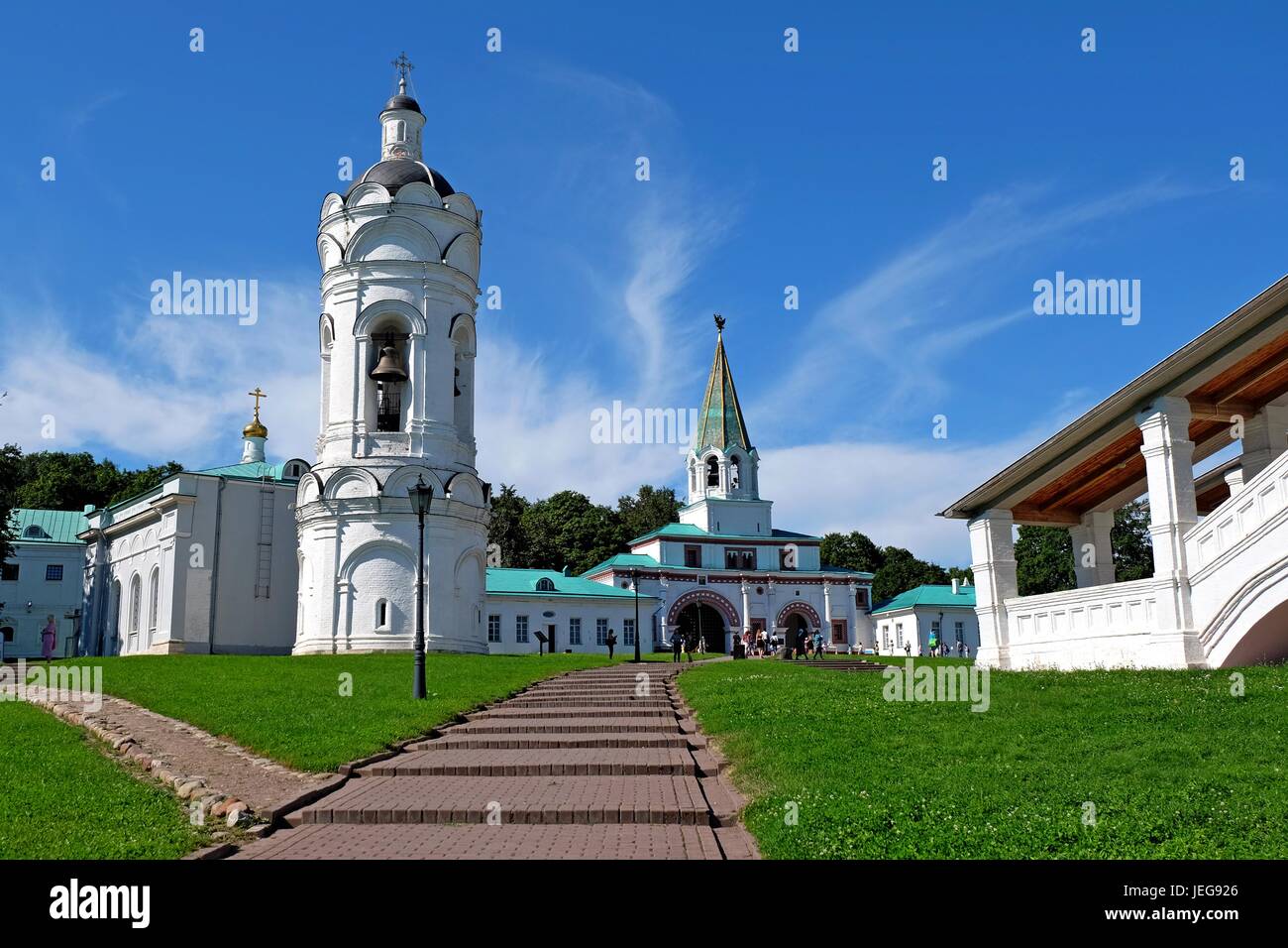 Kolomenskoye Historical and Architectural Museum in Moscow, Russia. Stock Photo