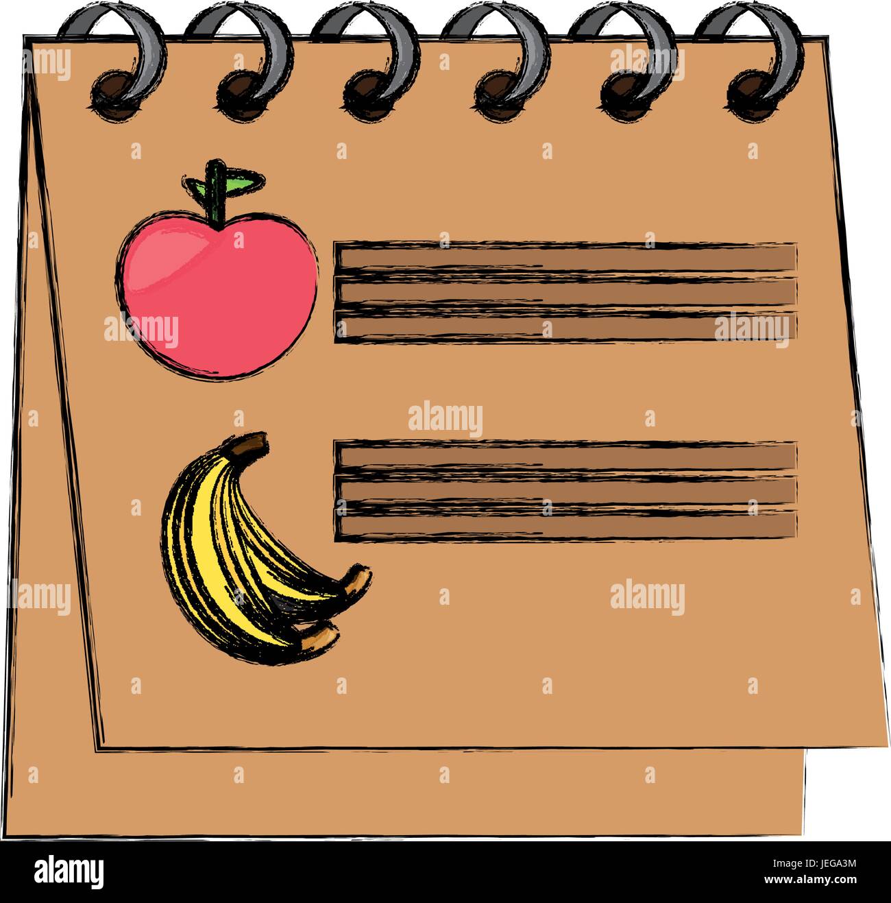 Calendar nutrition plan Stock Vector Image &amp; Art - Alamy