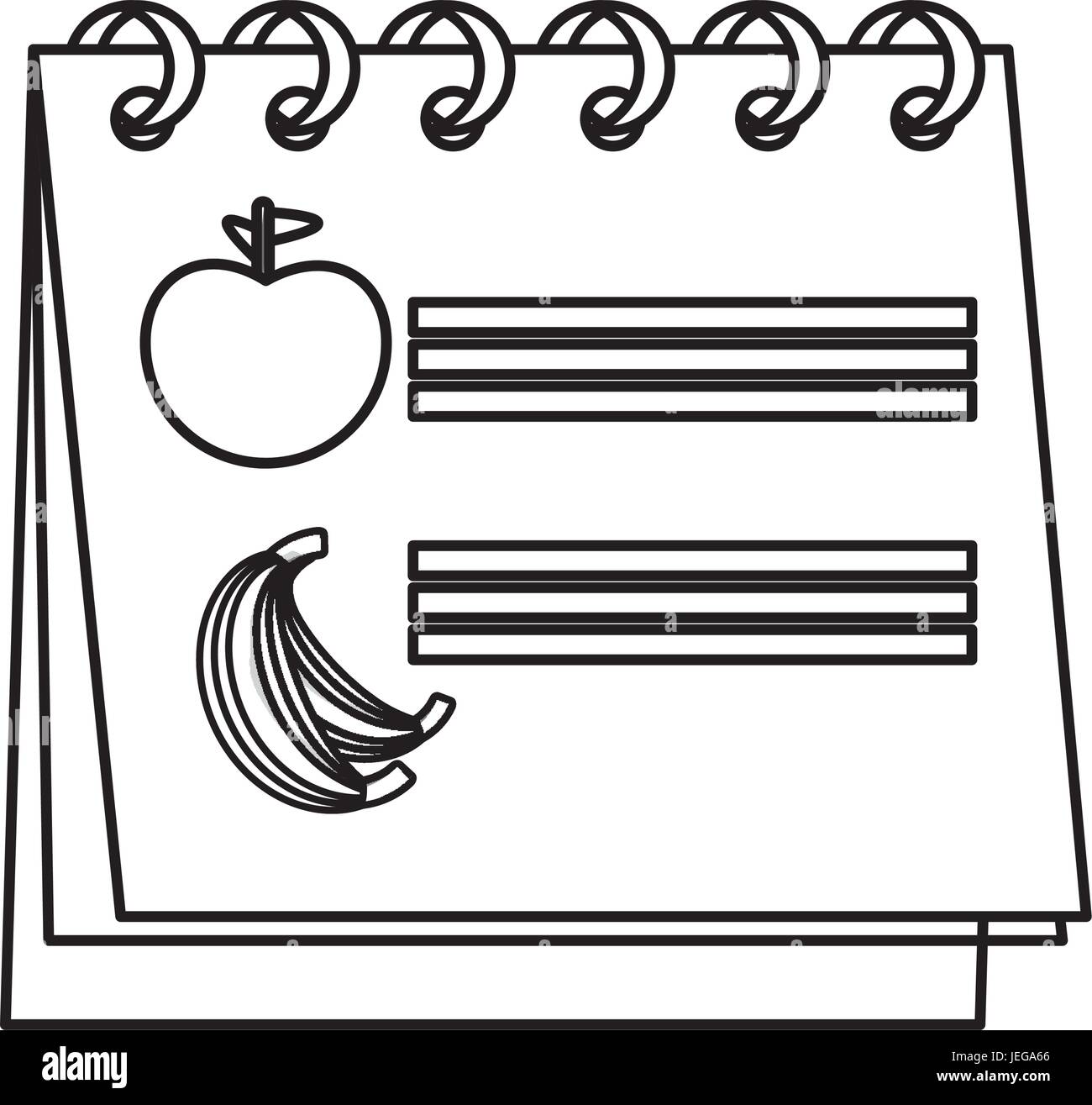 Calendar nutrition plan Stock Vector Image &amp; Art - Alamy