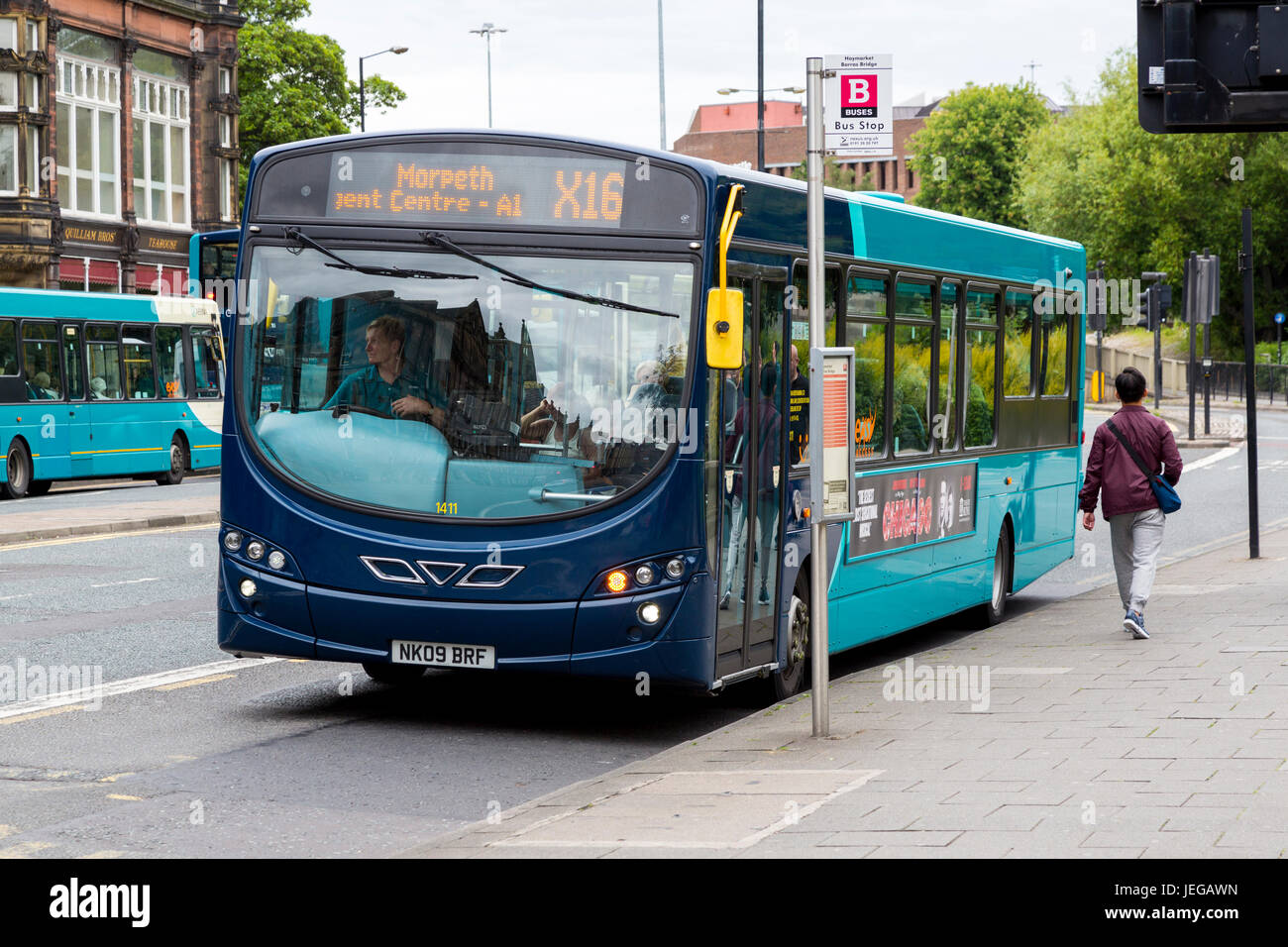 Newcastle england bus hires stock photography and images Alamy