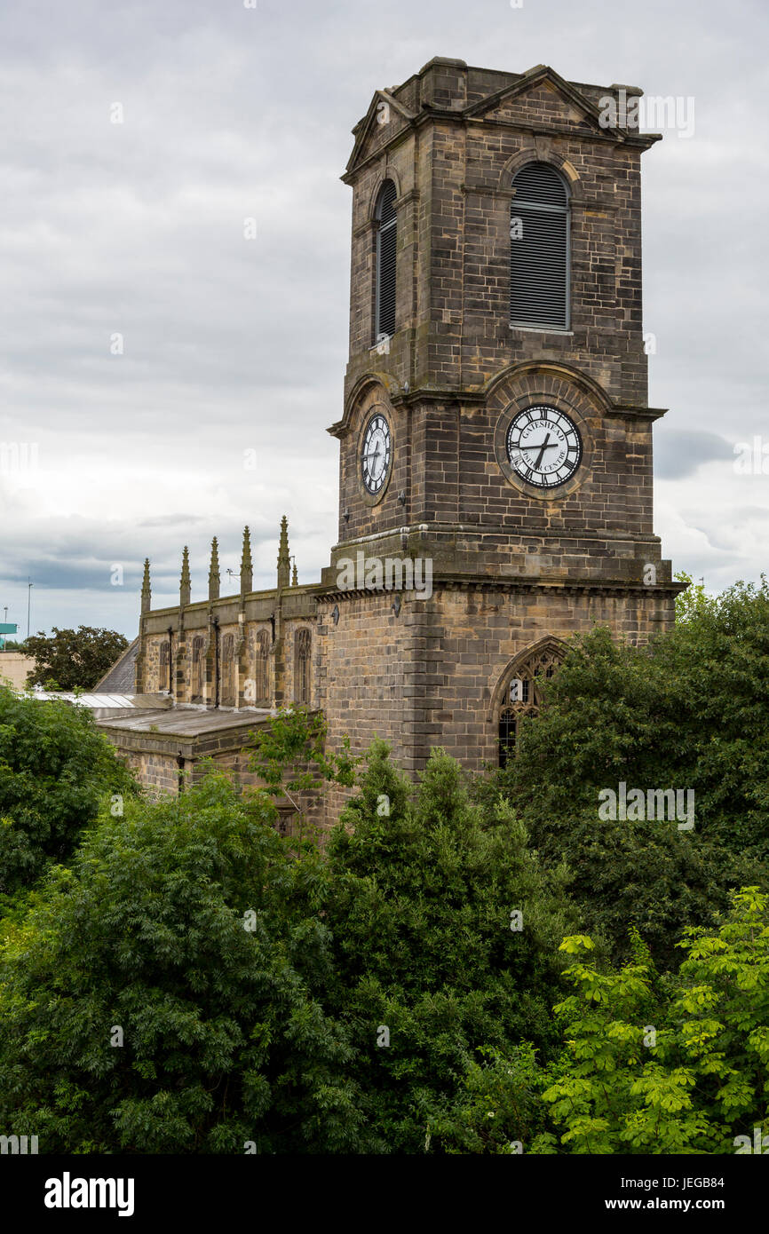 Gateshead, England, UK.  Repurposing:  Gateshead Visitor Centre, formerly St. Mary's Church, now St. Mary's Heritage Centre. Stock Photo