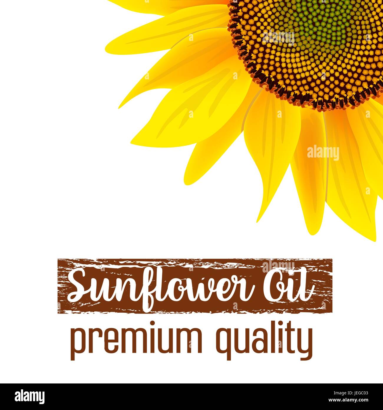Sunflower Oil Label