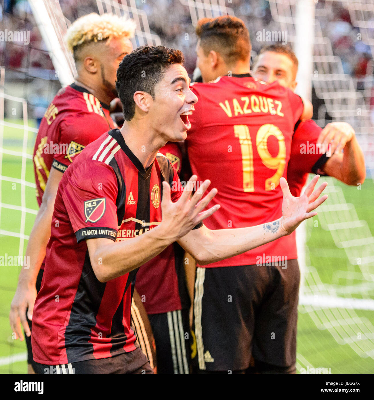 American F 111 High Resolution Stock Photography And Images Alamy Betking match week 11 preview. https www alamy com stock photo atlanta usa 24th jun 2017 atlanta forward miguel almirn 10 celebrates 146652126 html