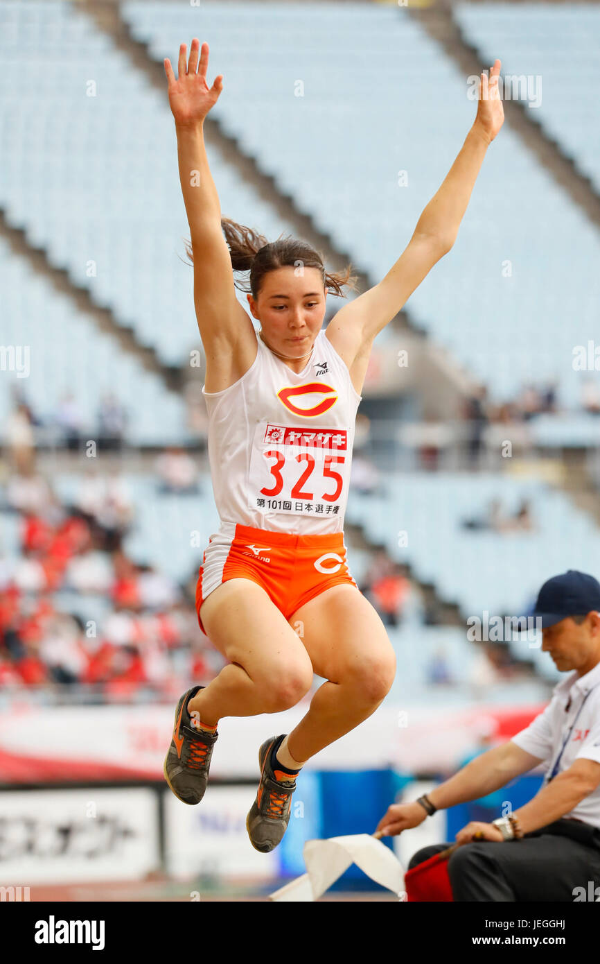 Yanmar Stadium Nagai Osaka Japan 23rd June 17 Megumi Hemphill Stock Photo Alamy