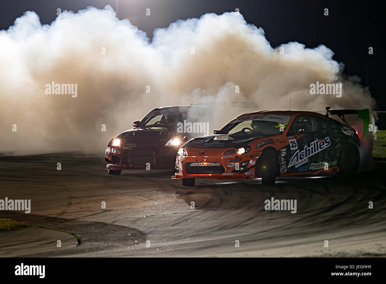 Sydney Motorsport Park, Australia. 24th June 2017.  Turbo Charge vs Super Charge, Rob Arbolino & Brad Tuohy battle it out. Anthony Bolack/Alamy Live News Stock Photo