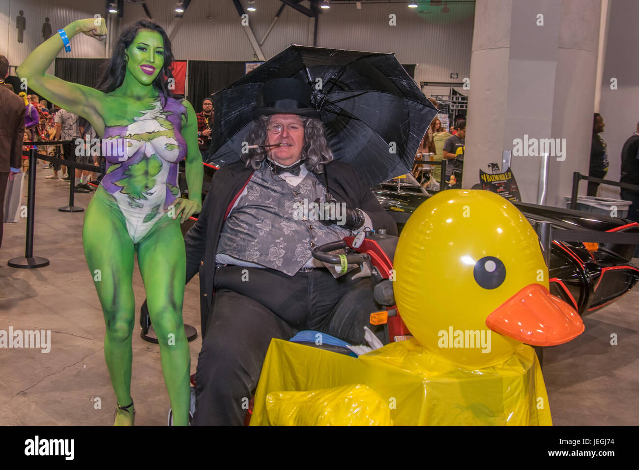 Las Vegas, USA. 24th June, 2017. Fans show off their home made costumes on  June 24th 2017 at the Amazing Las Vegas Comic Con at the Las Vegas  Convention Center in Las