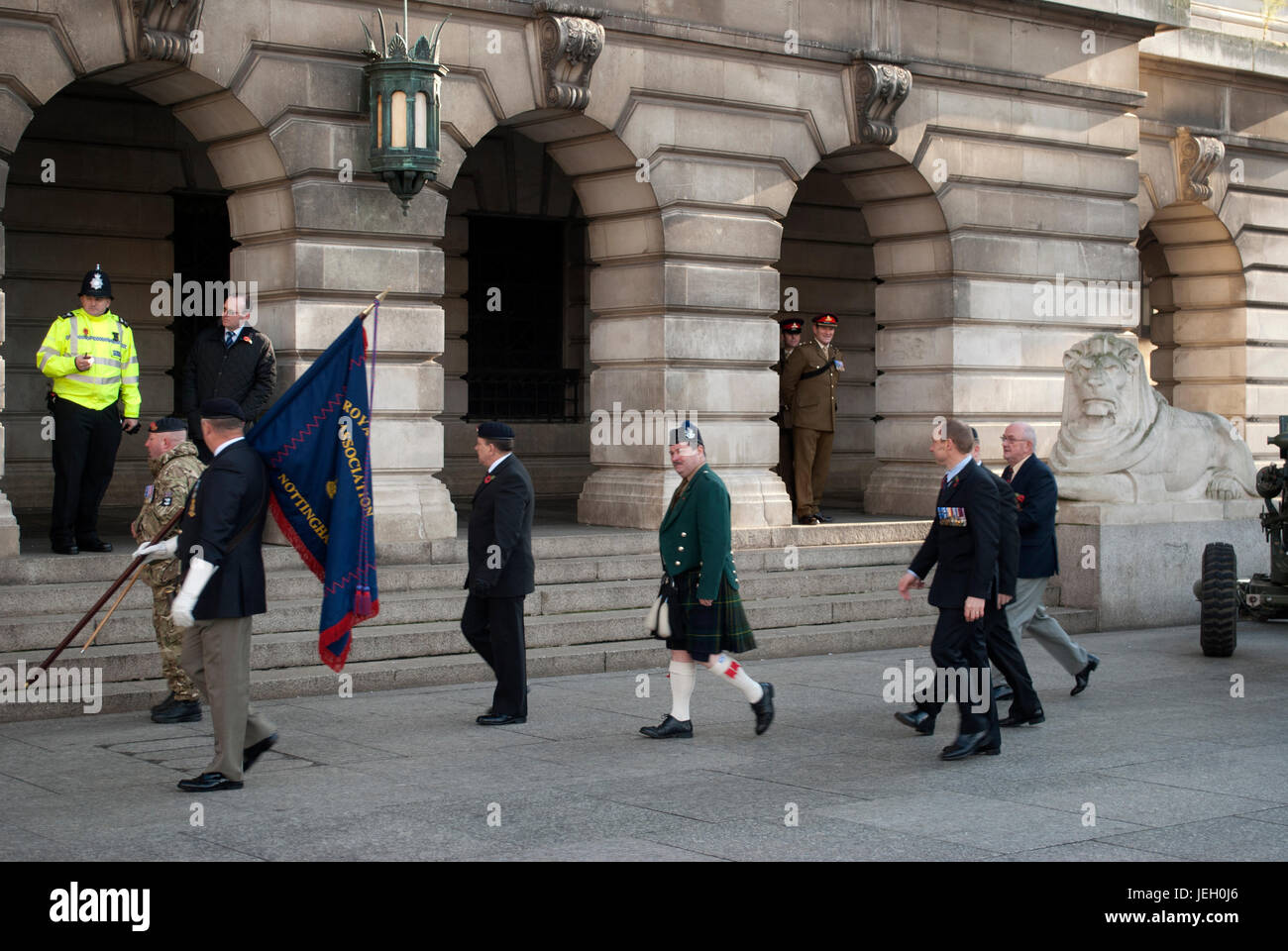 Remembrance Sunday Parade In Nottingham Stock Photo Alamy Remembrance sunday parade in nottingham stock photo alamy