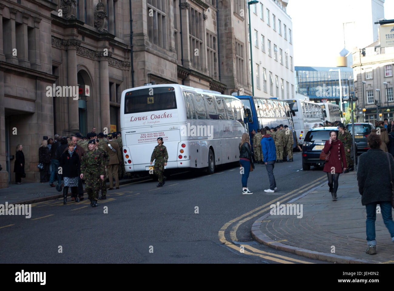 Remembrance Sunday Parade In Nottingham Stock Photo Alamy Remembrance sunday parade in nottingham stock photo alamy