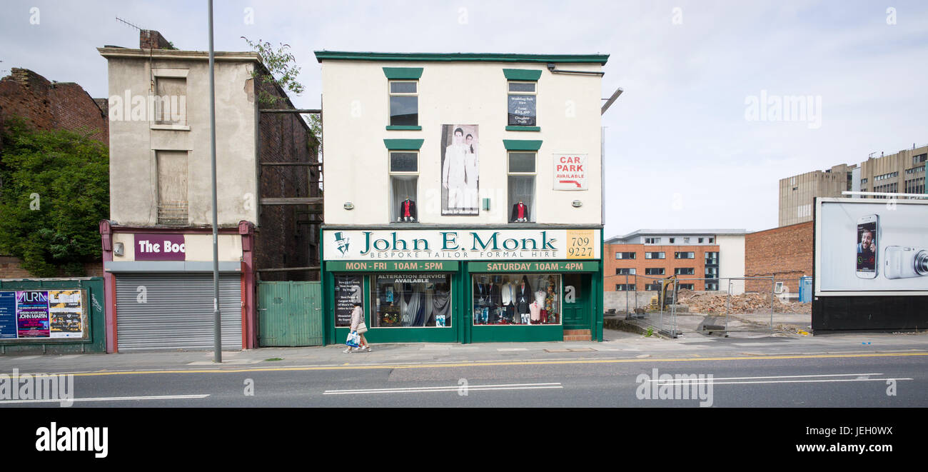 John E. Monk bespoke tailor and formal hire shop, Pembroke Place