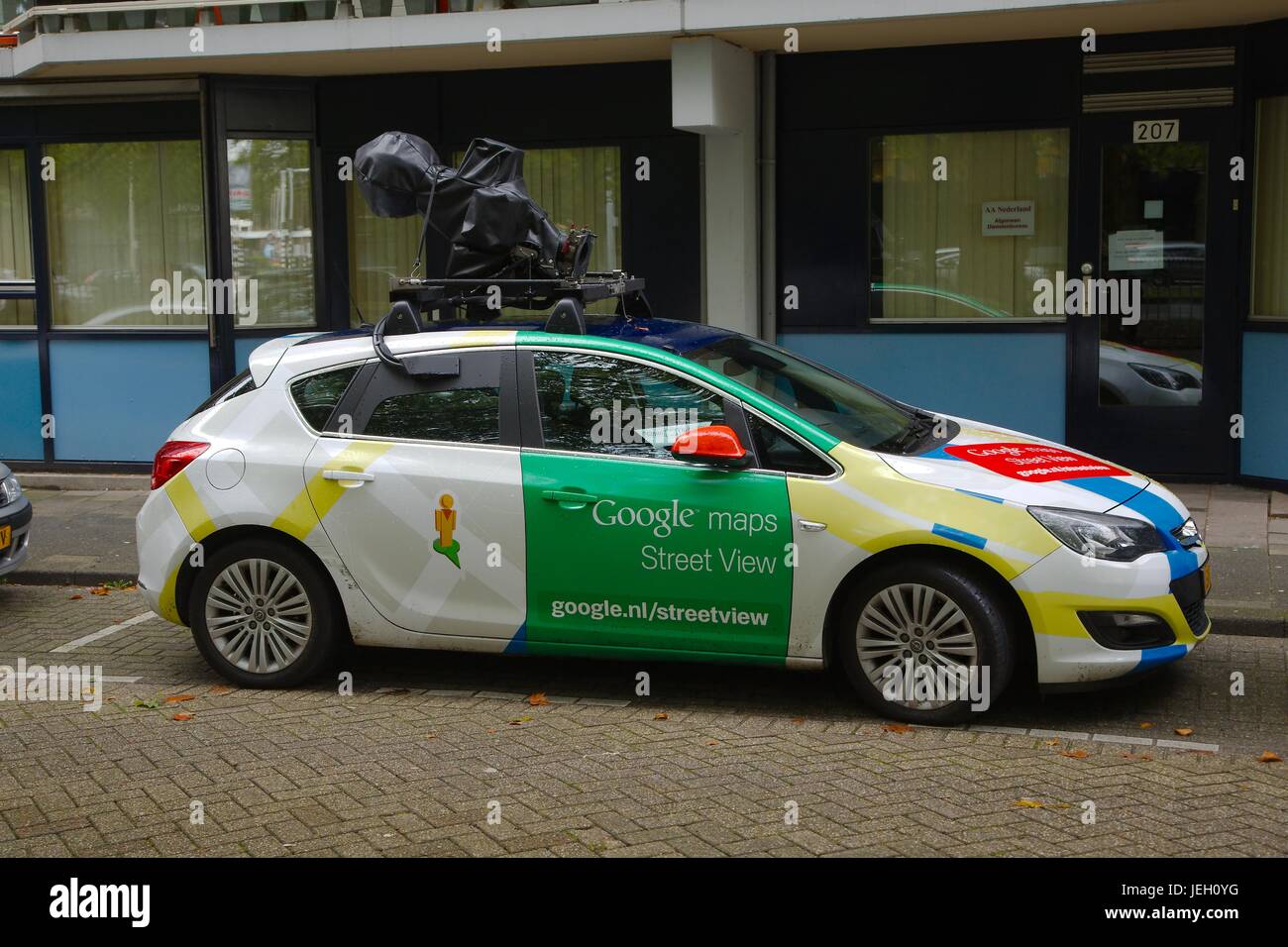 Google Steet View Car Stock Photo