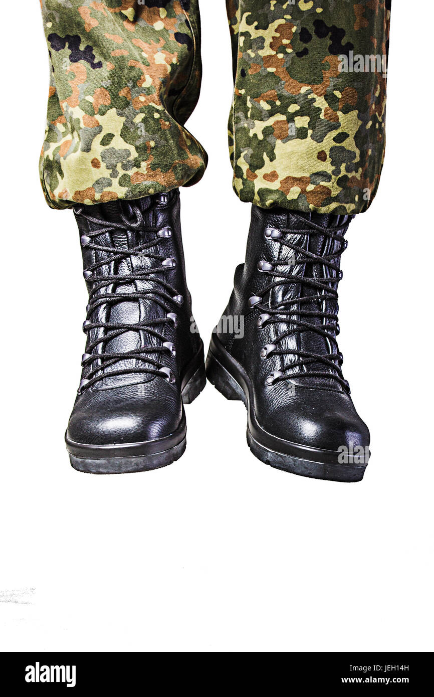 Soldier boots hi-res stock photography and images - Alamy