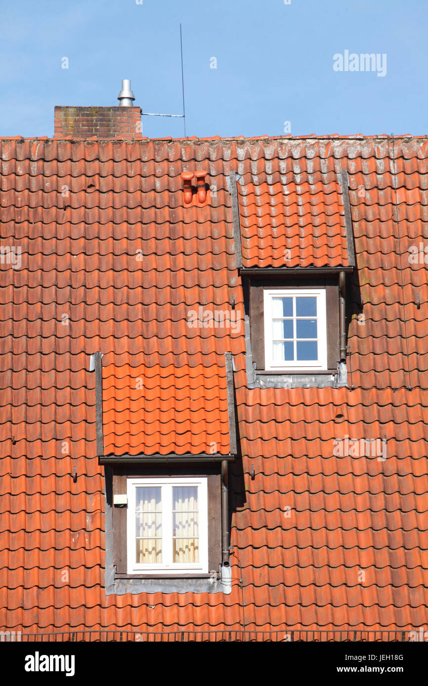 roof, roof windows Stock Photo Alamy