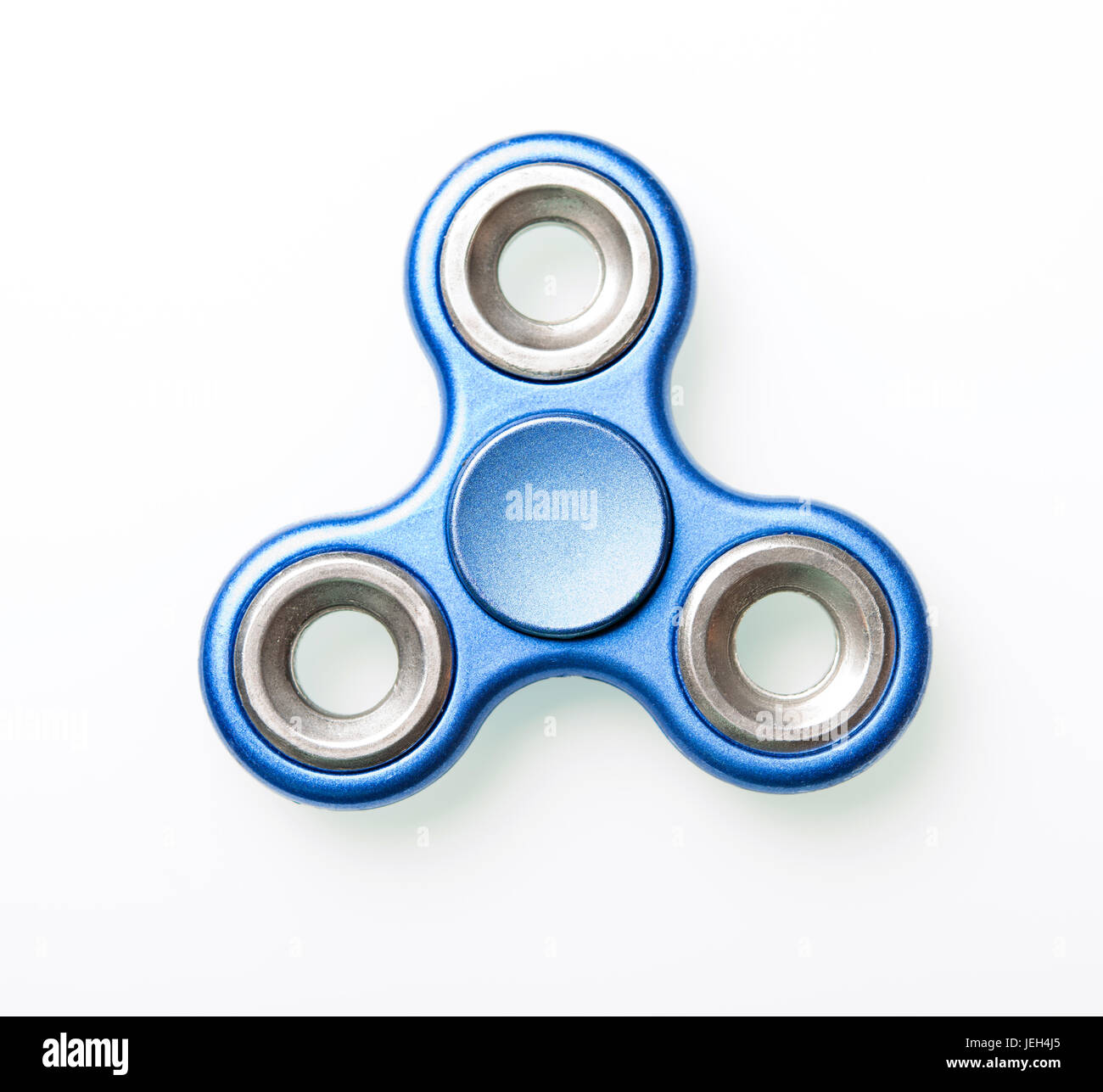metal spinner on a white background Stock Photo