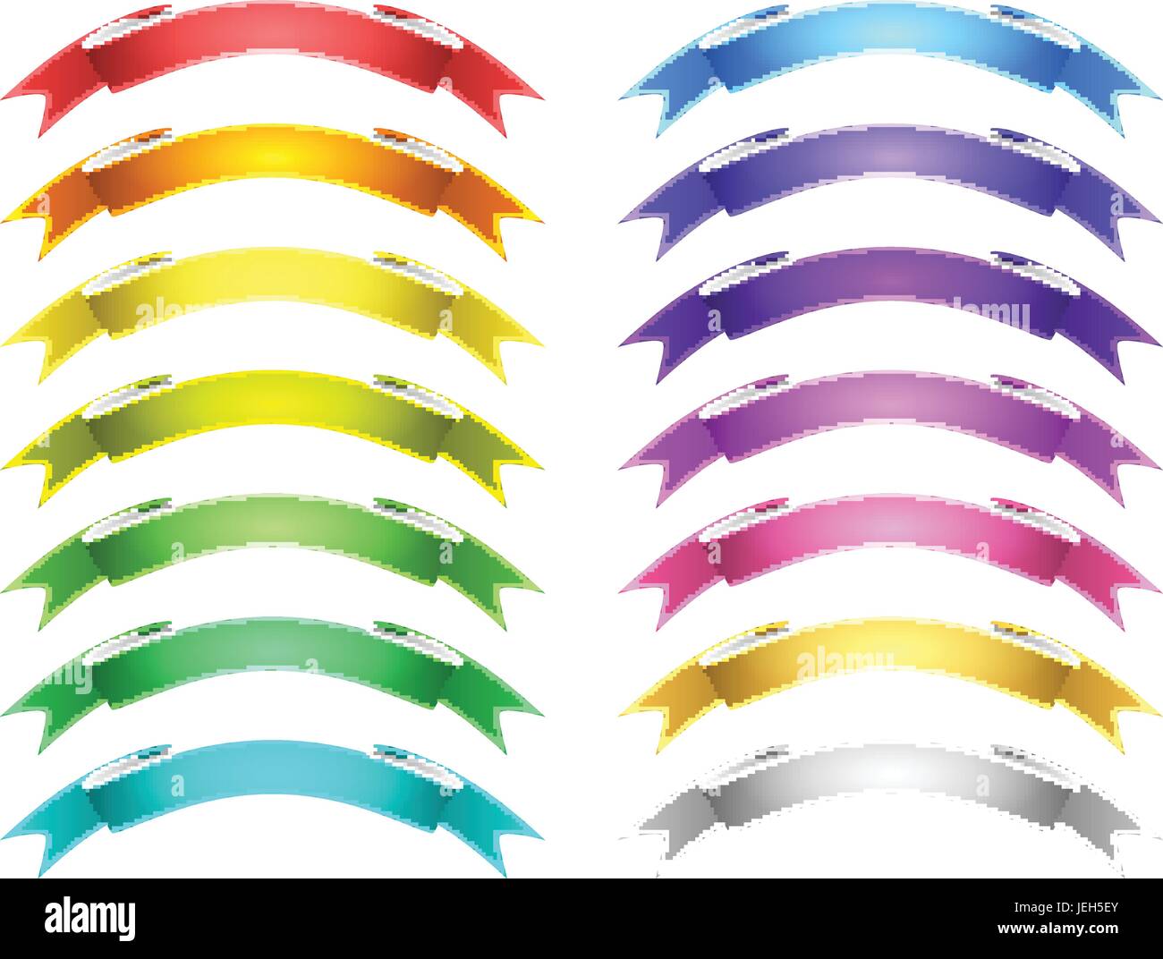vector ribbons set Stock Vector Image & Art - Alamy