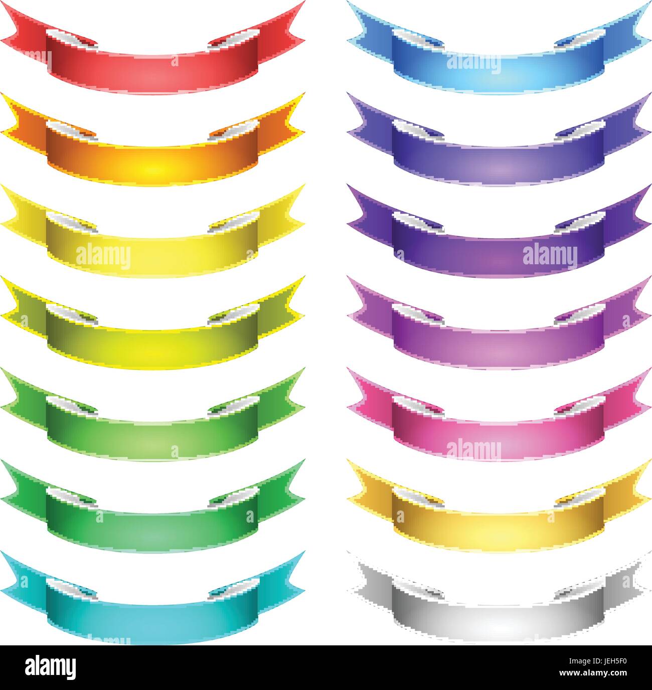 vector ribbons set Stock Vector Image & Art - Alamy