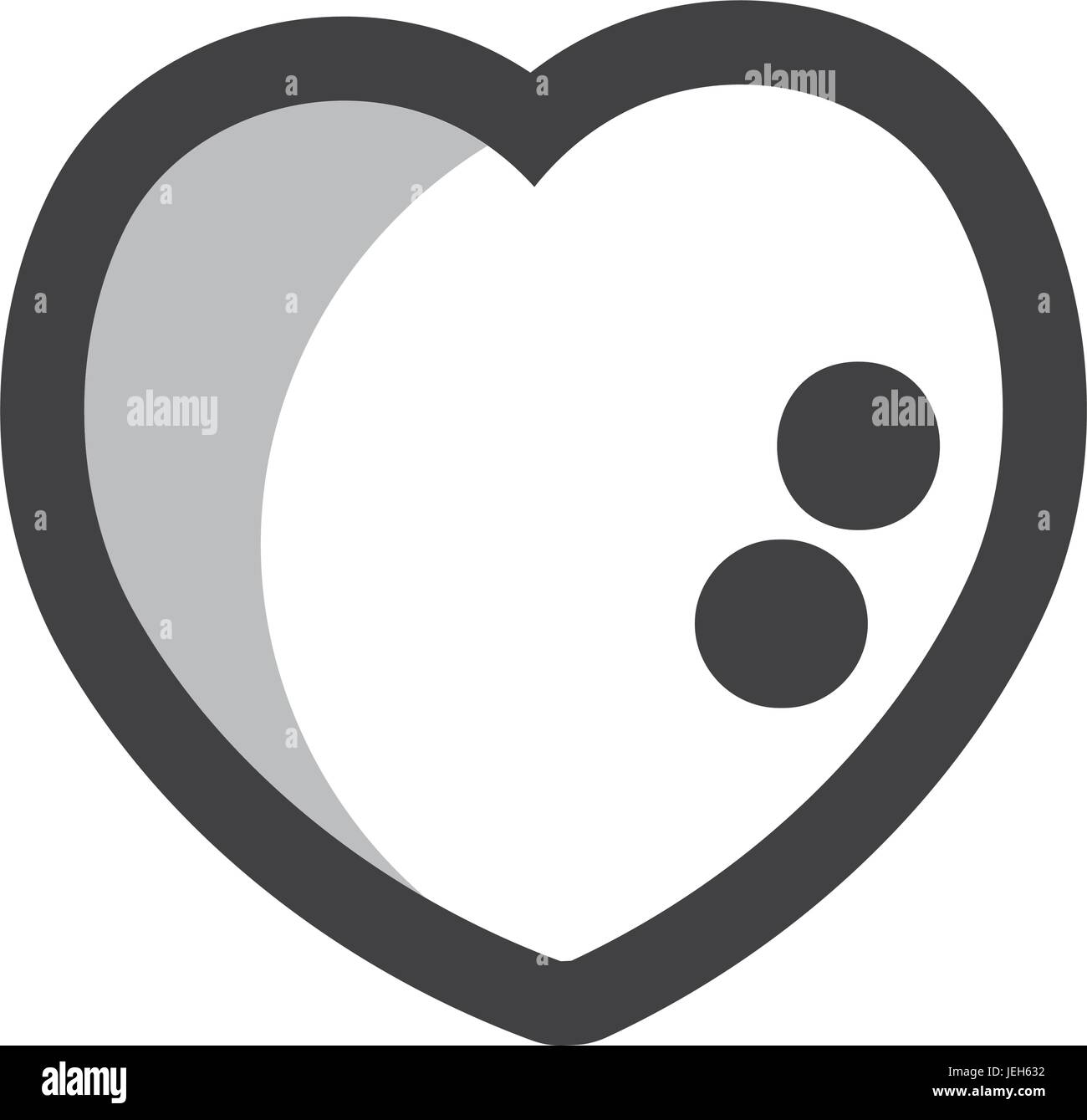 line heart symbol of lova and passion Stock Vector Image & Art - Alamy