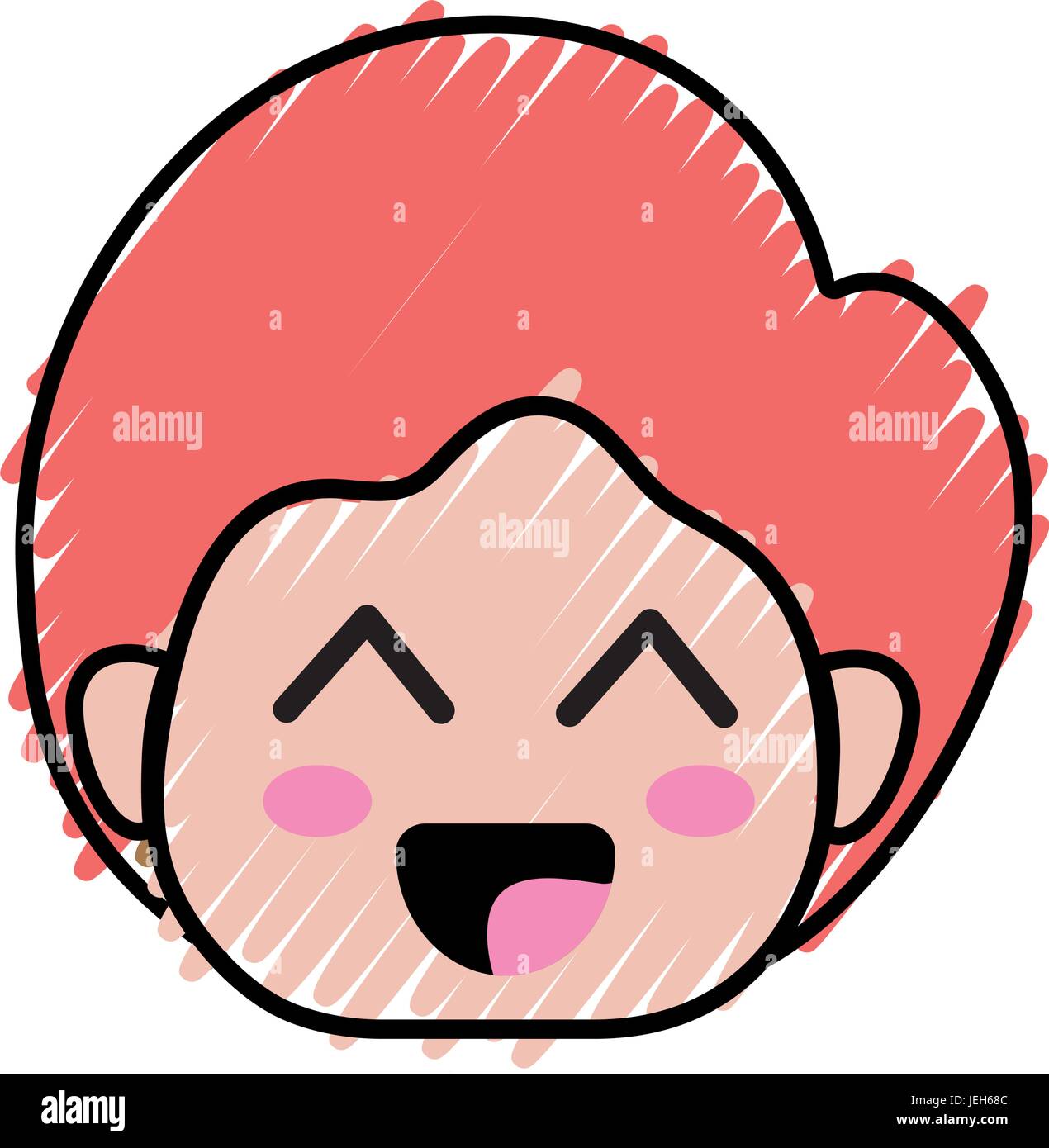 man face with expression and hairstyle Stock Vector Image & Art - Alamy