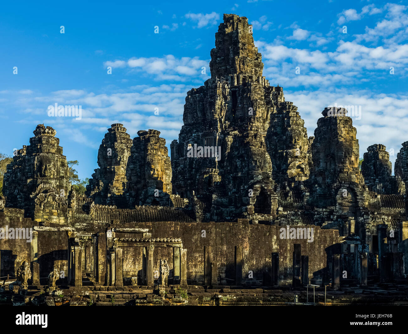 Phnom Bakheng, Angkor Thom, Angkor Archeological Park; Krong Siem Reap, Siem Reap Province, Cambodi Stock Photo