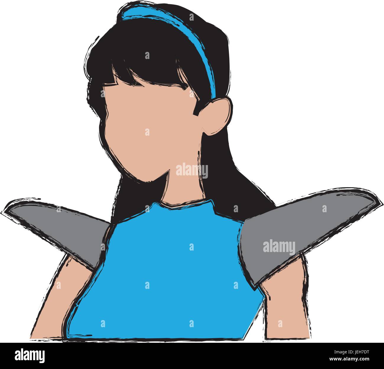 Costume with armor Stock Vector Images - Alamy