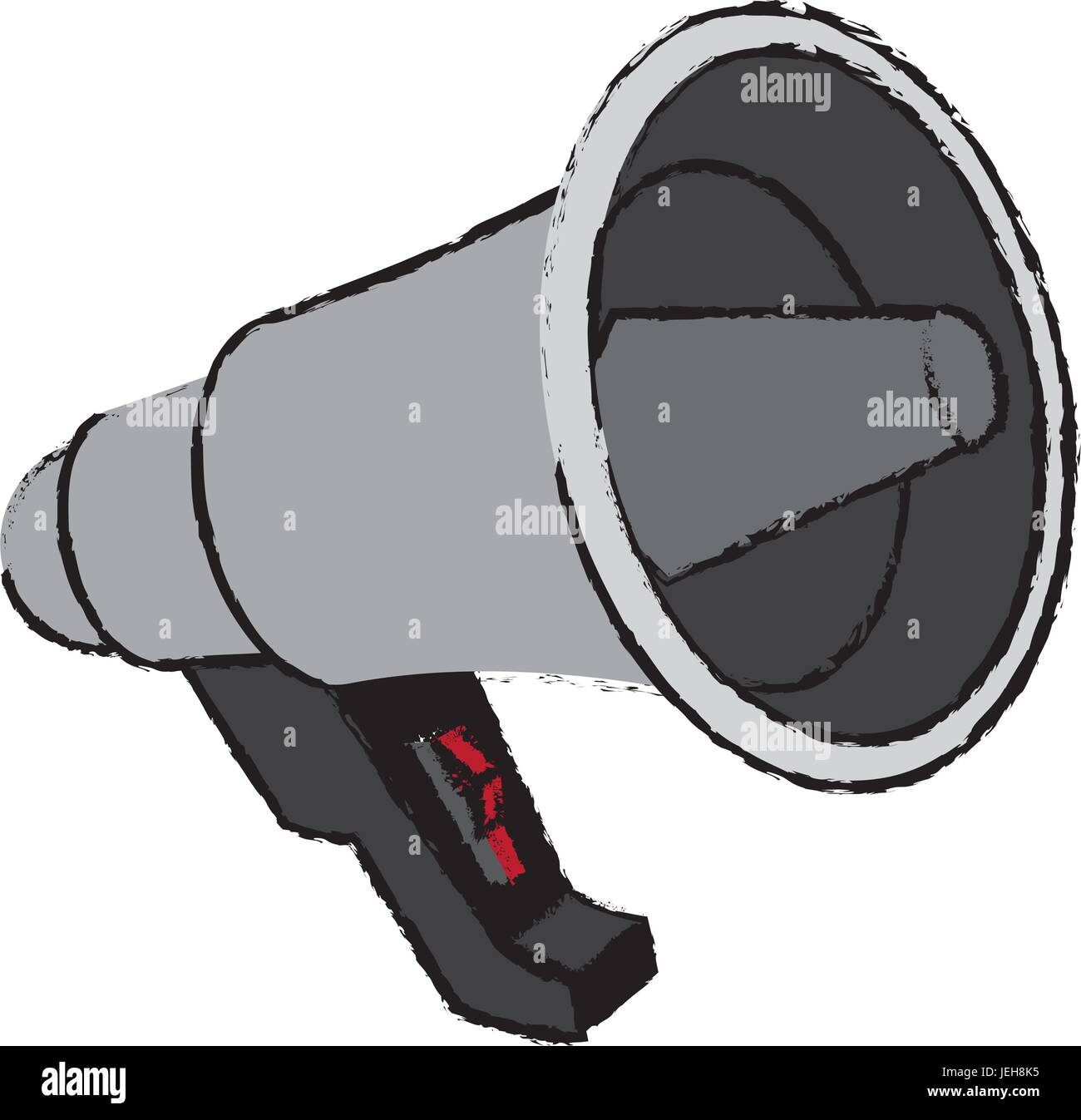megaphone loudspeaker advertising marketing icon Stock Vector Image ...
