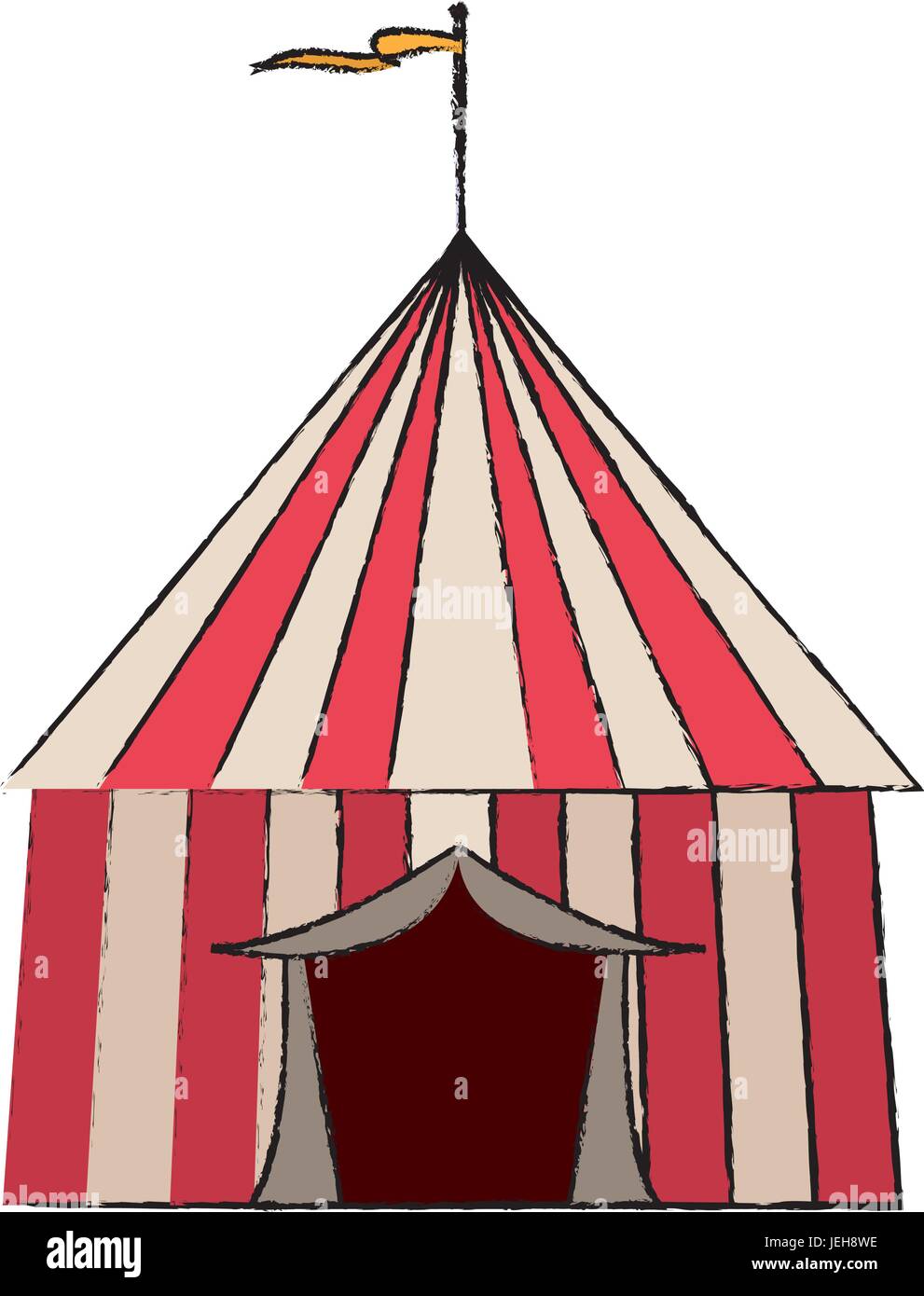 Funhouse Borders circus game booths border wooden blank Stock Vector Image & Art - Alamy