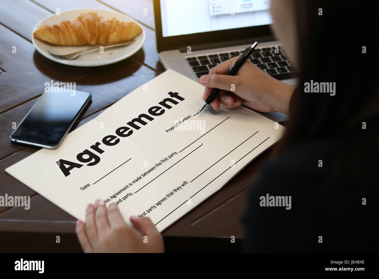 Employment Application Agreement Form ,application for employment Stock ...