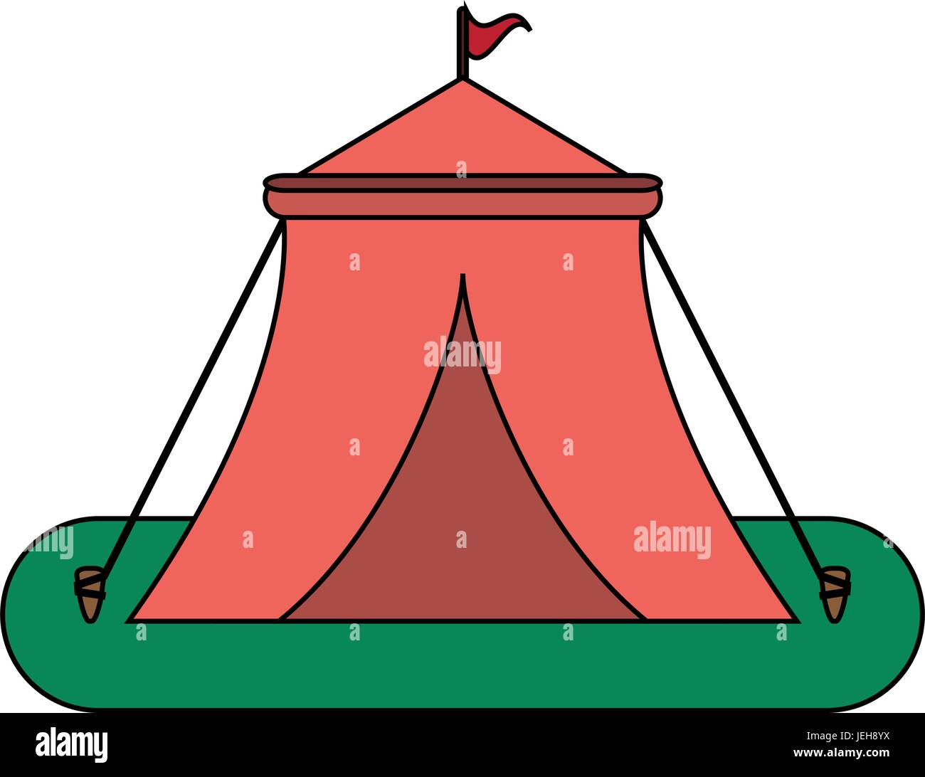 tent vector illustration Stock Vector Image & Art - Alamy
