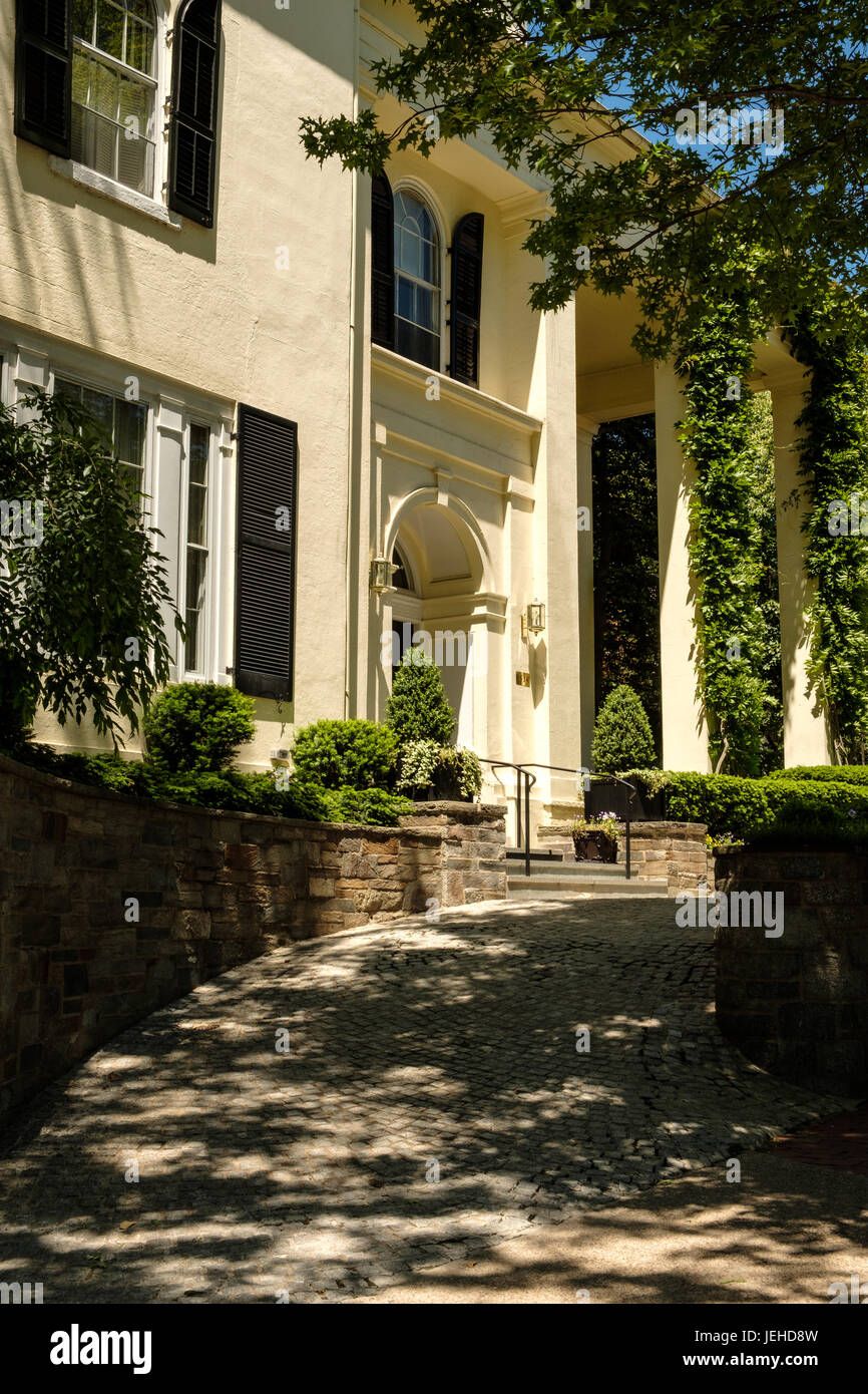 Robert P Dodge House, 1534 28th Street NW, Washington DC Stock Photo