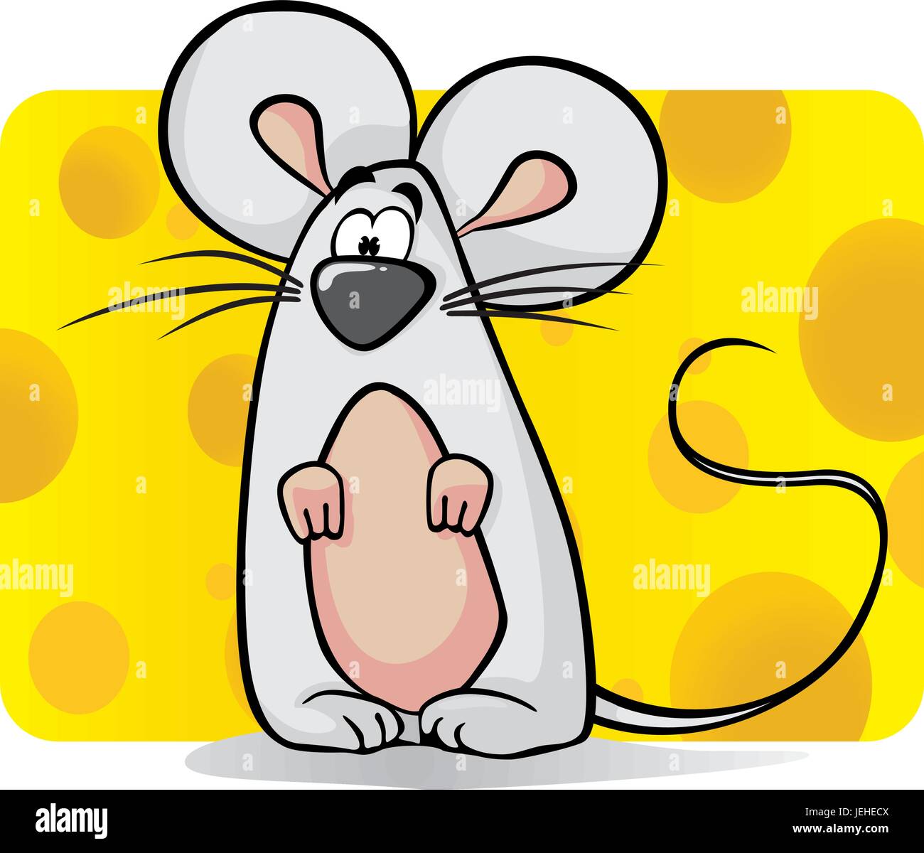 Cartoon illustration cute little mouse hi-res stock photography and ...