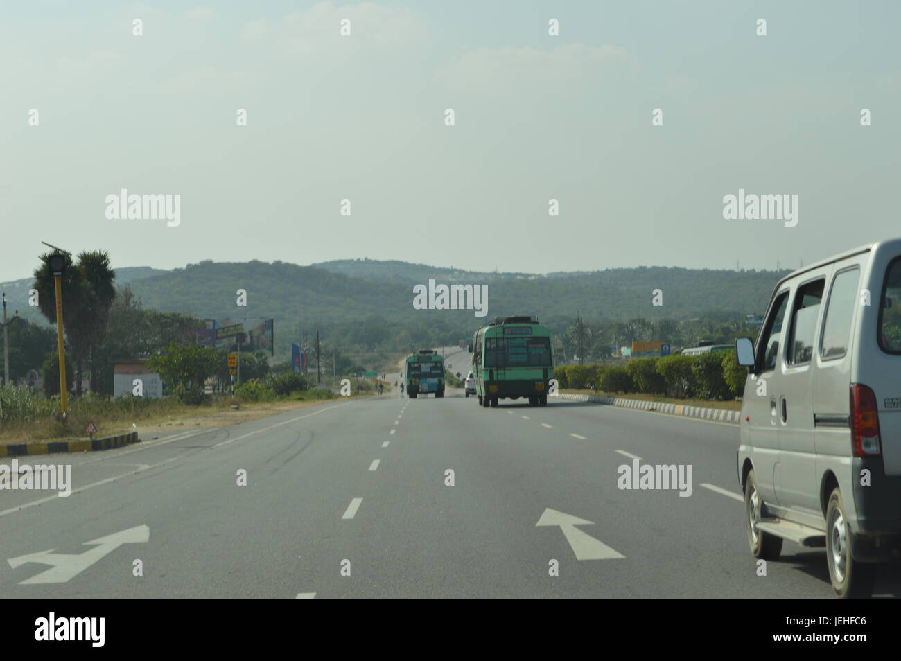 National Highway in Tamil Naduheading toward Karnataka Stock Photo Alamy