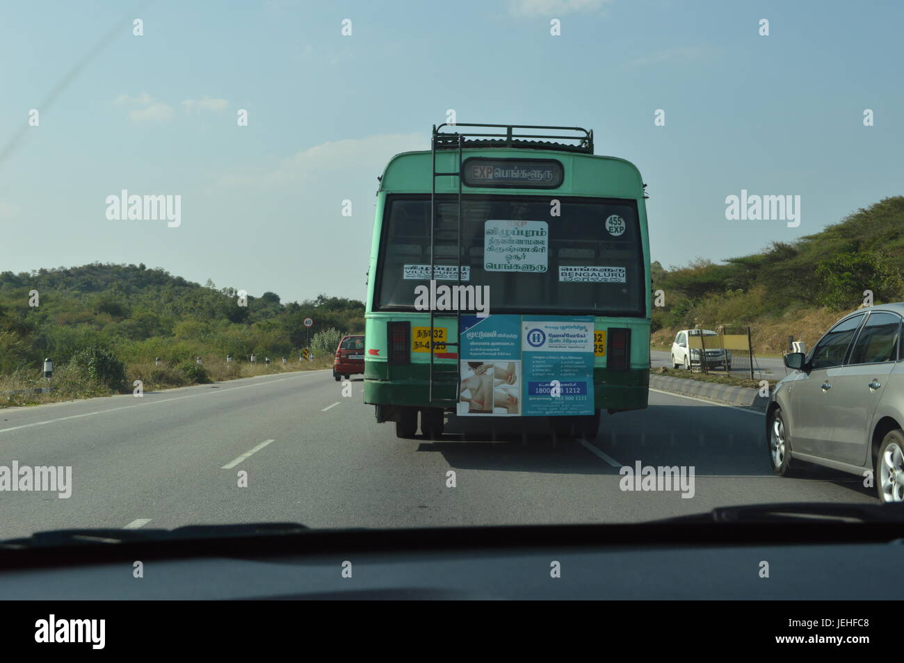 National Highway in Tamil Naduheading toward Karnataka Stock Photo Alamy