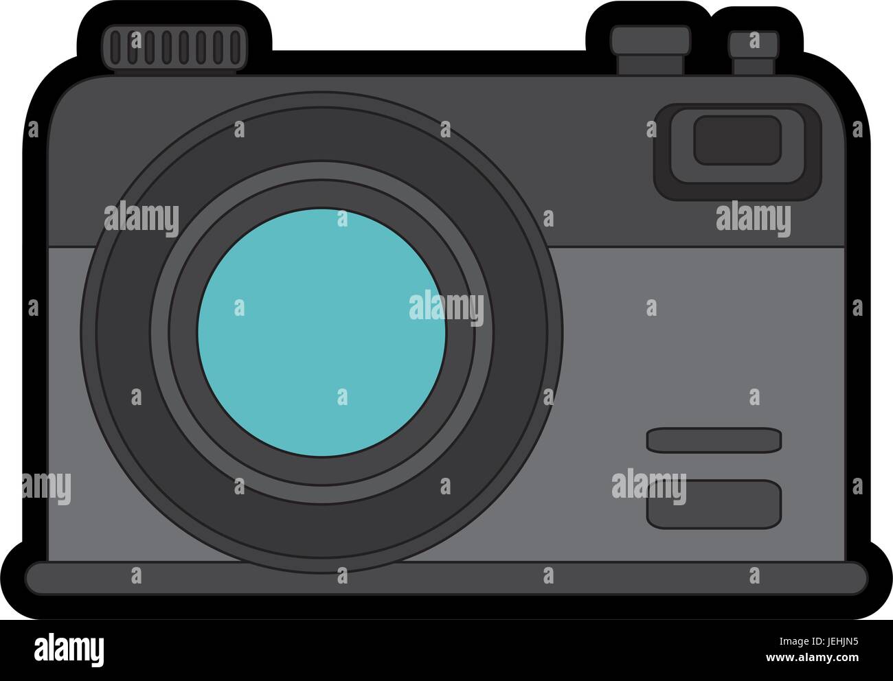 photographic camera icon over white background vector illustration ...