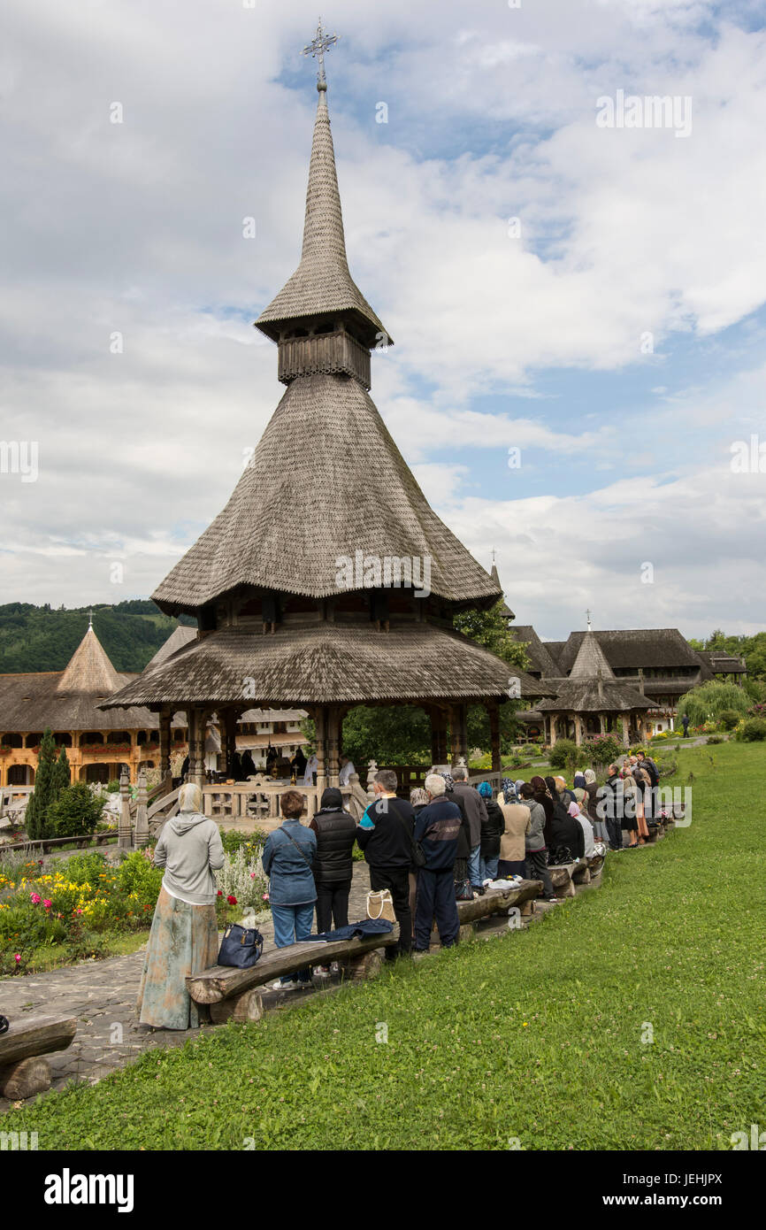 Barsana Monastery in Maramures region, Romania Stock Photo