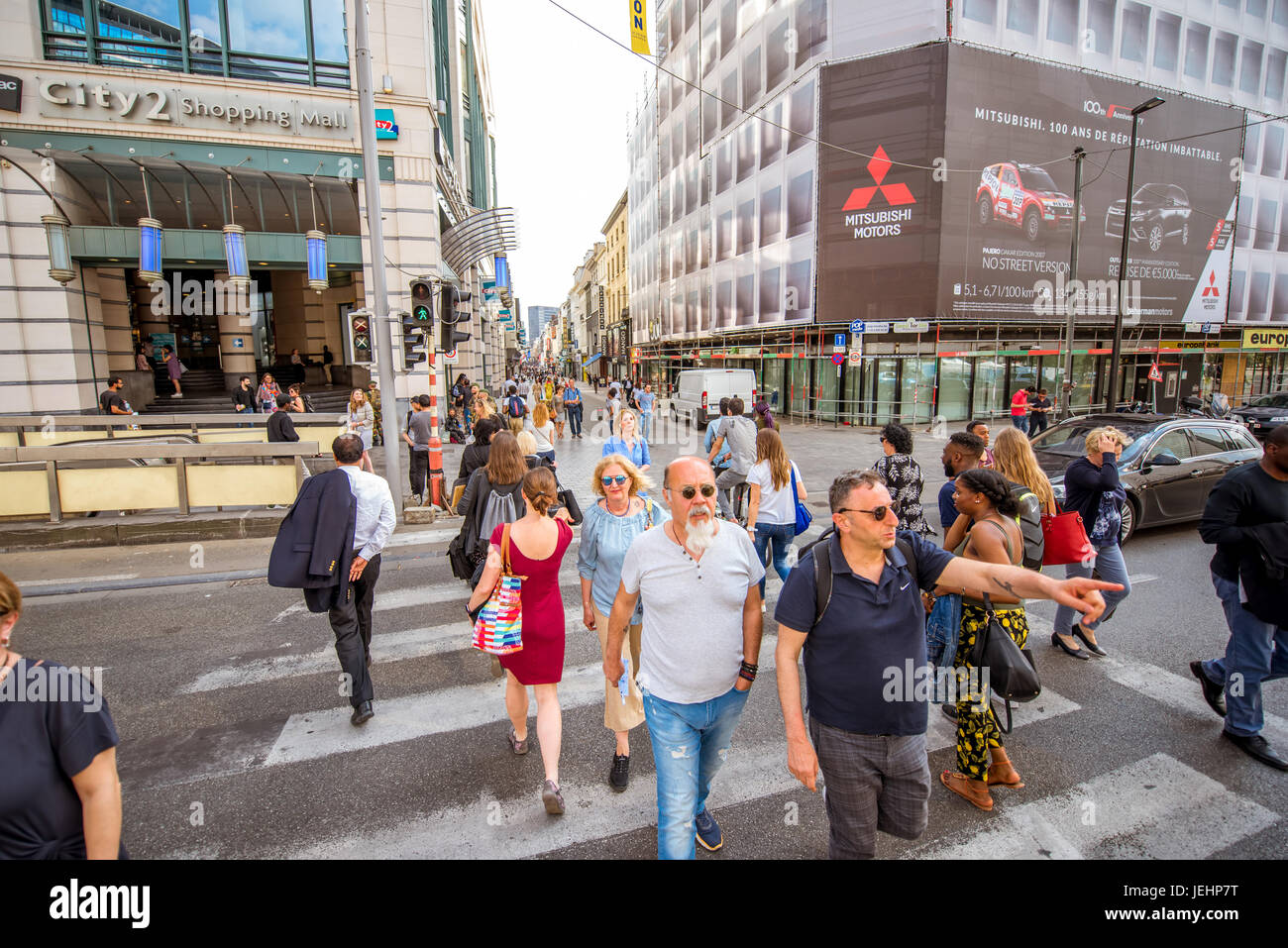 Rue neuve brussels hi-res stock photography and images - Alamy