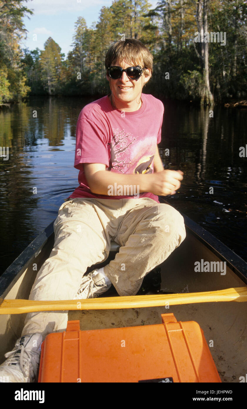 Canoeing at Suwannee Canal, Okefenokee National Wildlife Refuge
