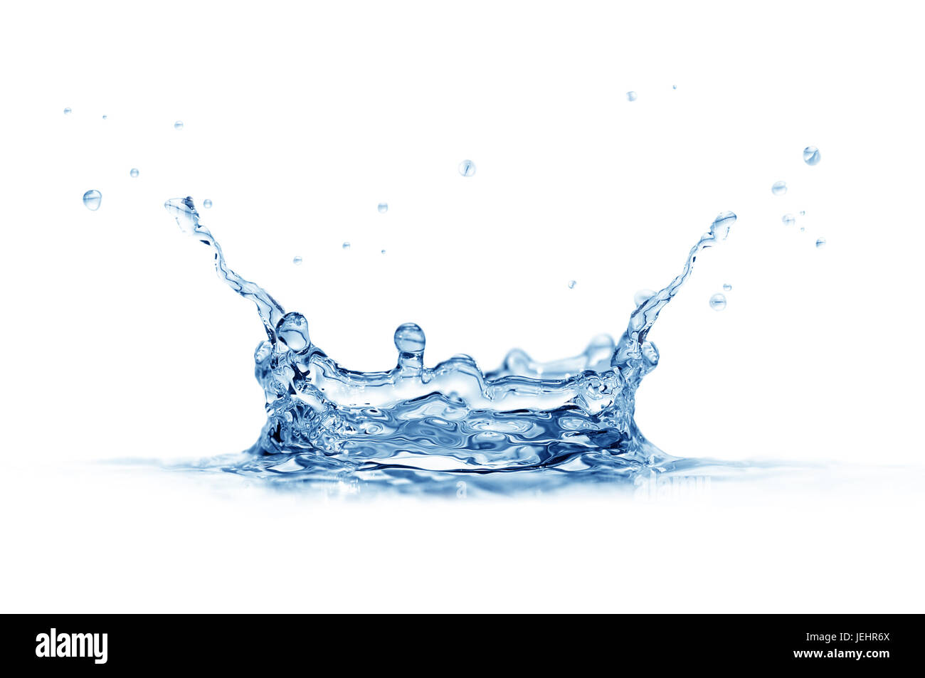 splash water isolated on a white background Stock Photo - Alamy