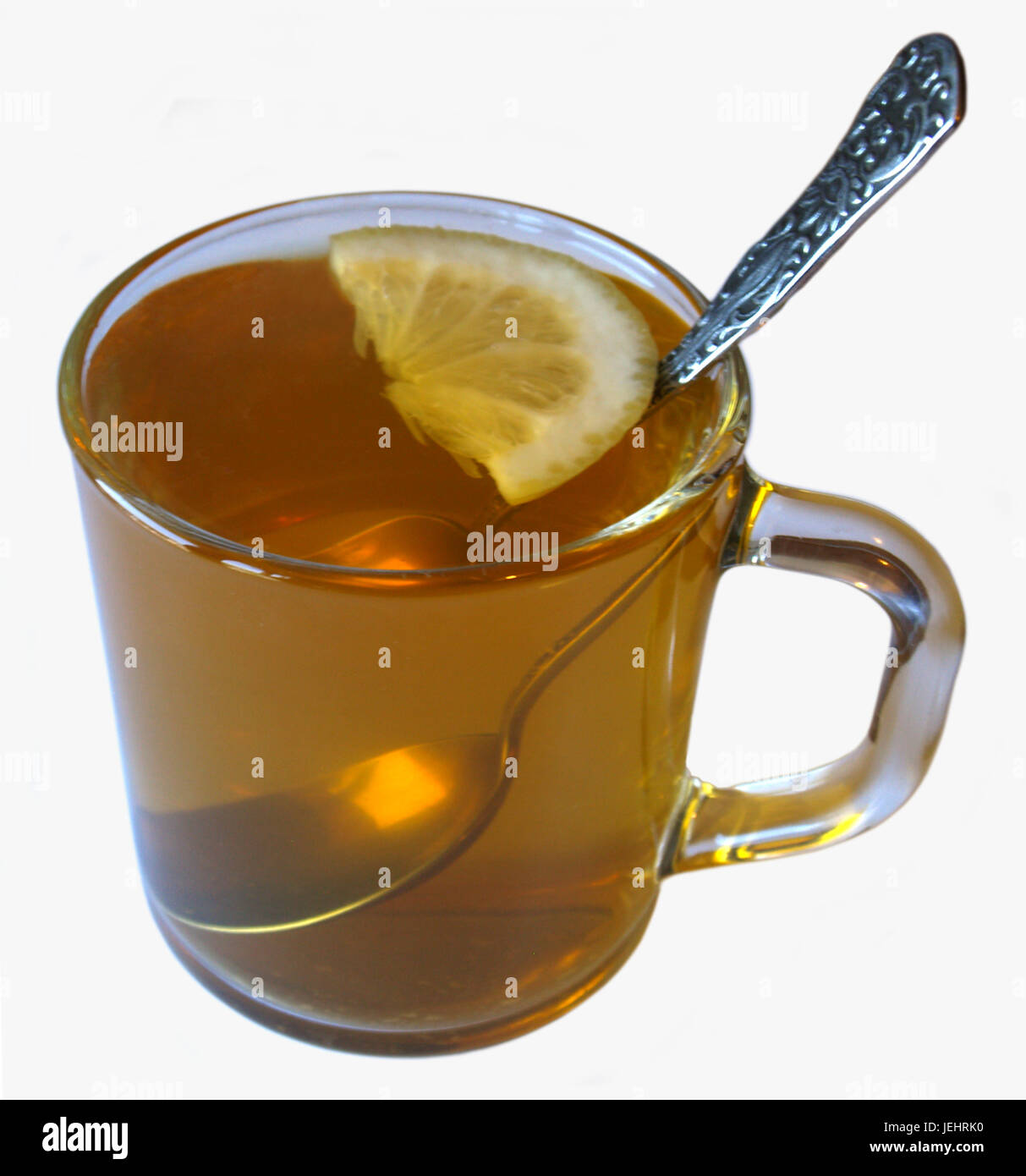 Green tea with lemon Stock Photo Alamy
