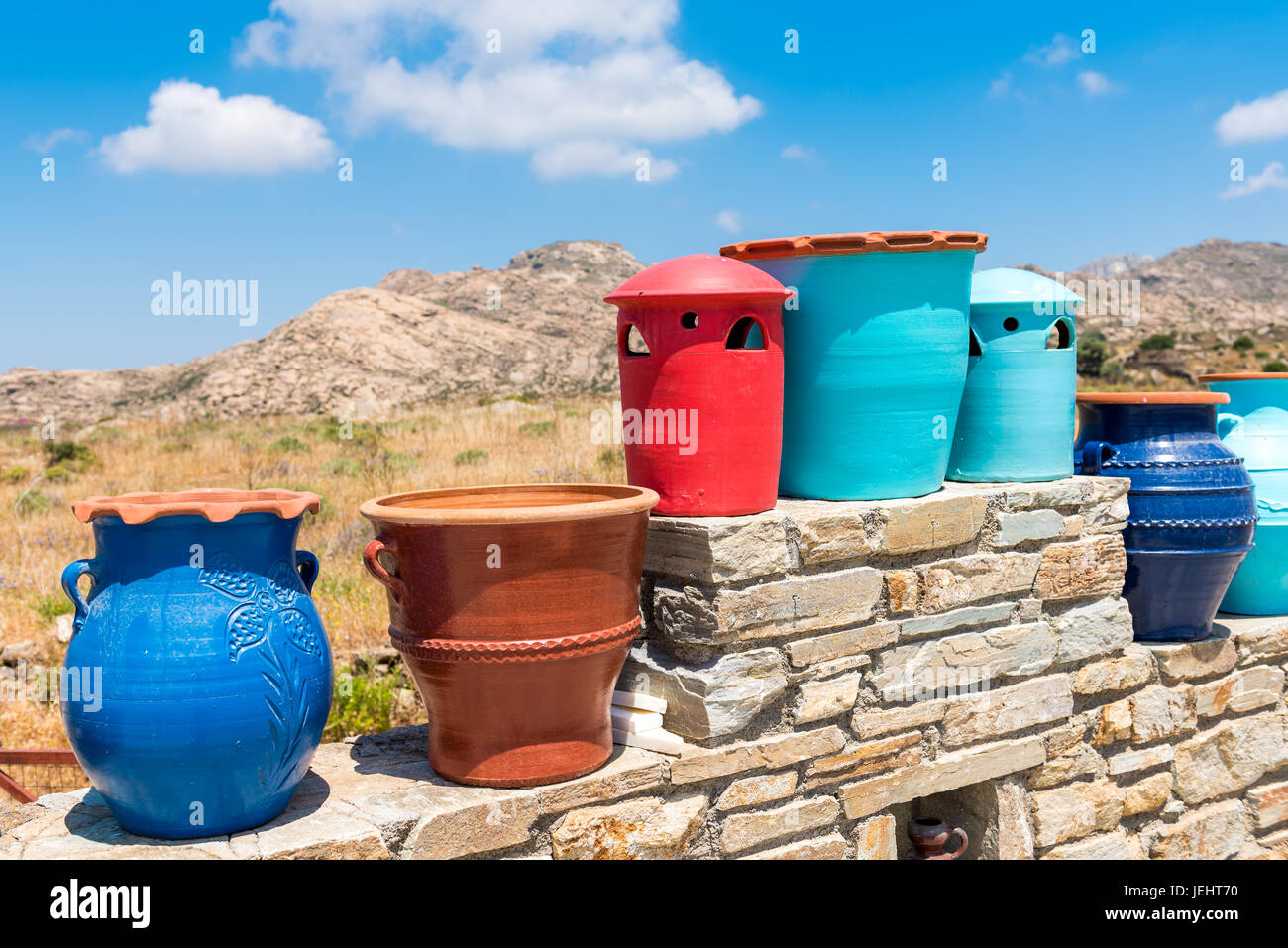 Decorated earthen pot hi-res stock photography and images - Alamy